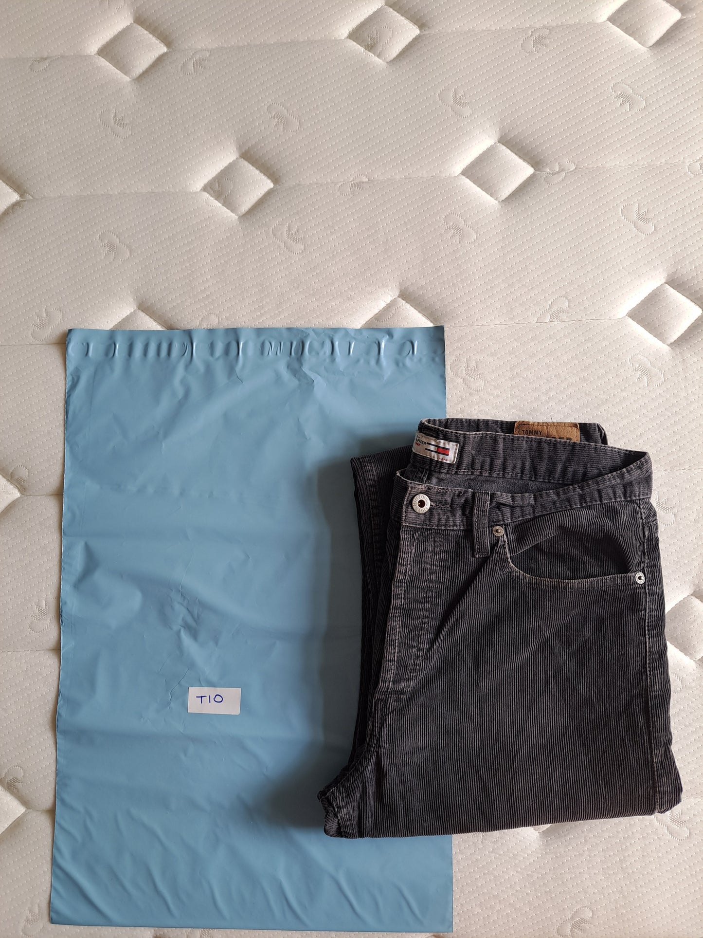 Tommy Hilfiger Corduroy Trousers Grey W32 L34