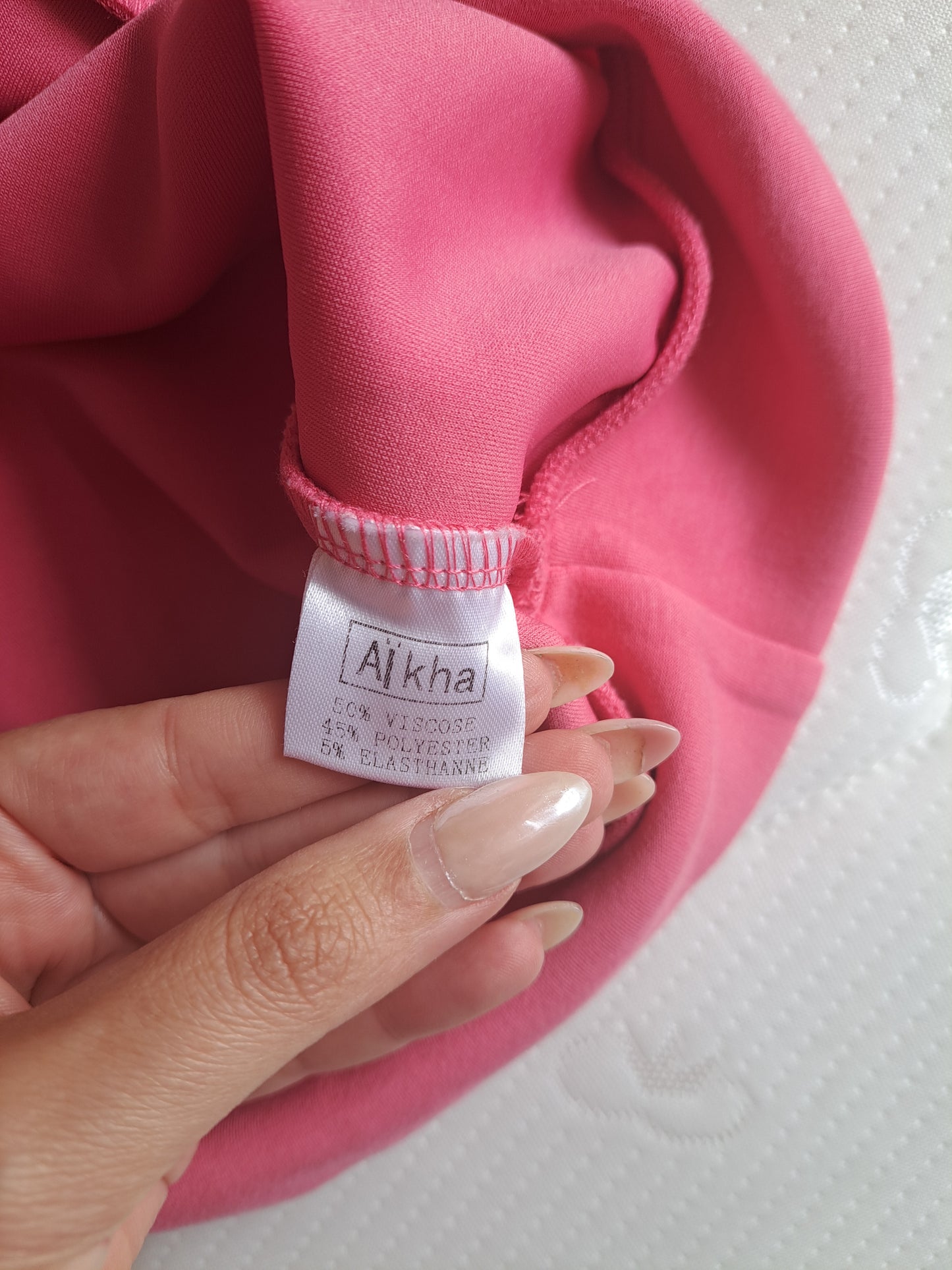 Aikha Pink Ruffle Sleeve Sweatshirt Size M Statement Sleeve Jumper