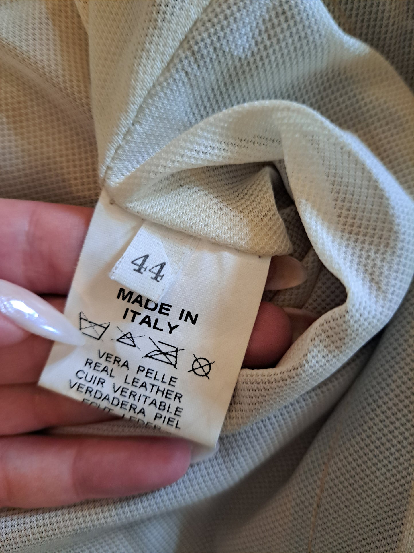 Conbipel Genuine Leather Maxi Skirt Size 44 Made in Italy Patchwork A Line Skirt