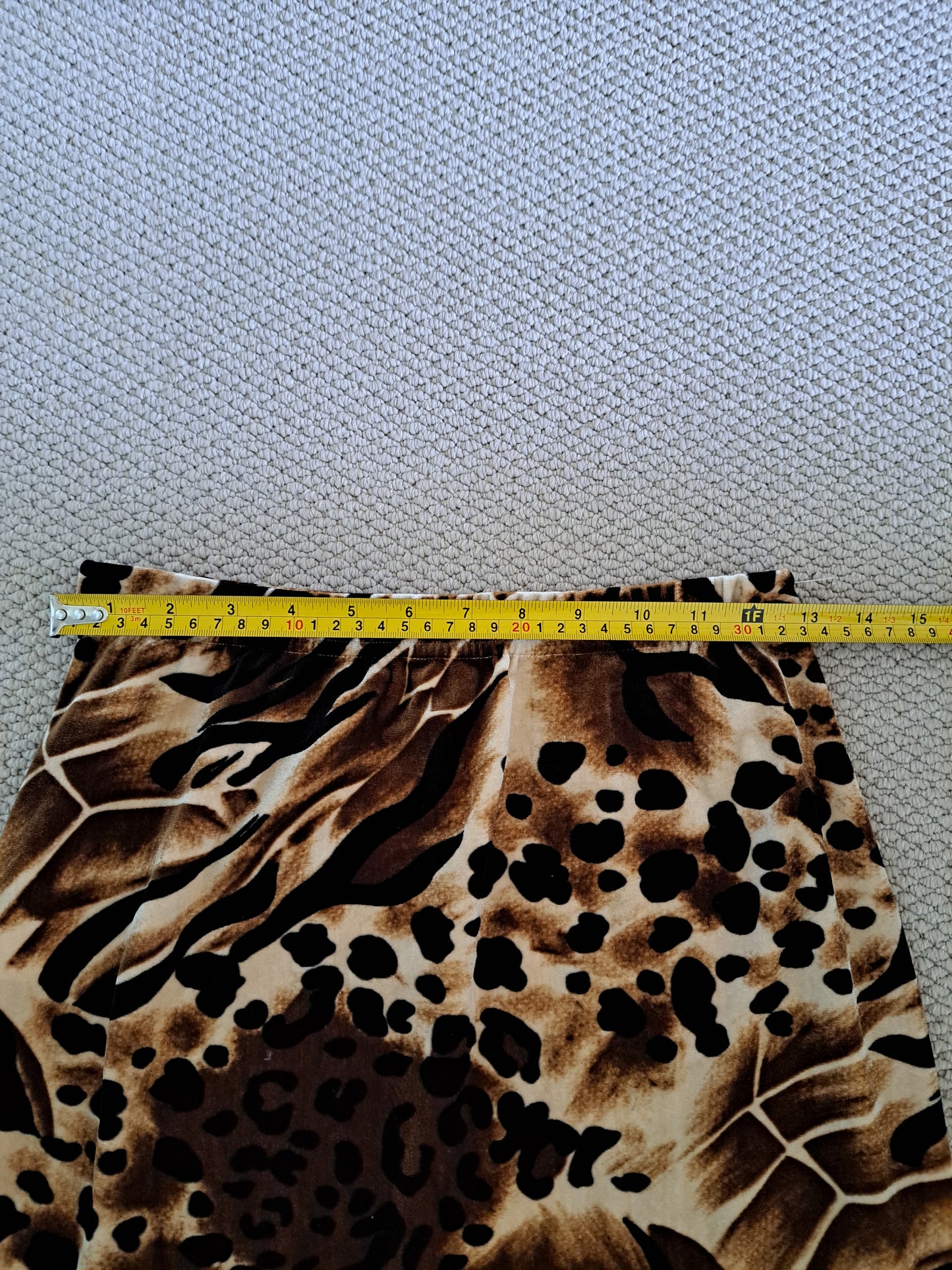Selys Animal Print Pencil Skirt Leopard Tiger Print Stretch Midi Skirt