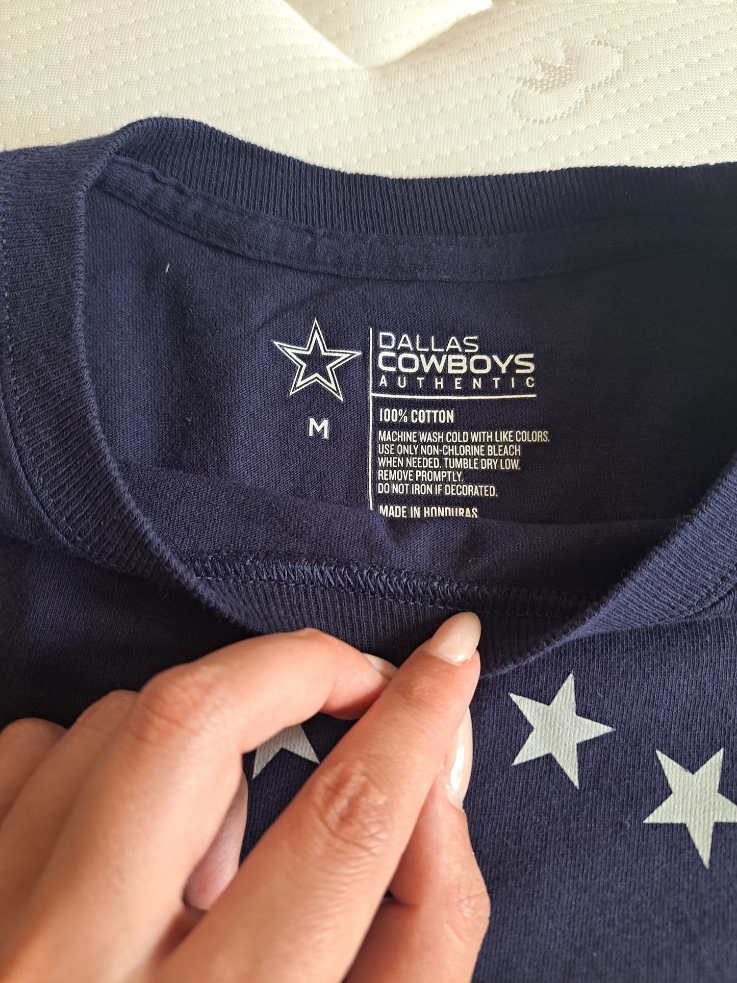 Dallas Cowboys Nation NFL T Shirt Navy Blue Cotton Tee Size M