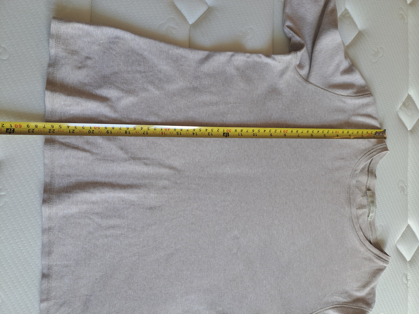 M&S Oatmeal Marl Jumper Size 14 Pure Cotton Lightweight Knit Sweater