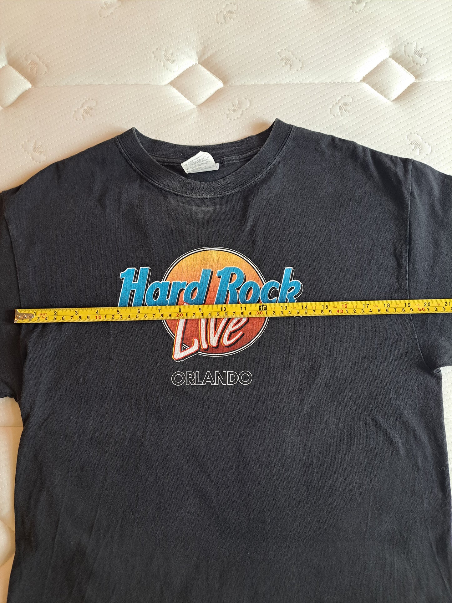 Hard Rock Cafe Orlando Graphic T Shirt Black Logo Tee Size Large