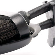 Black Crook Handled Hearth Tidy