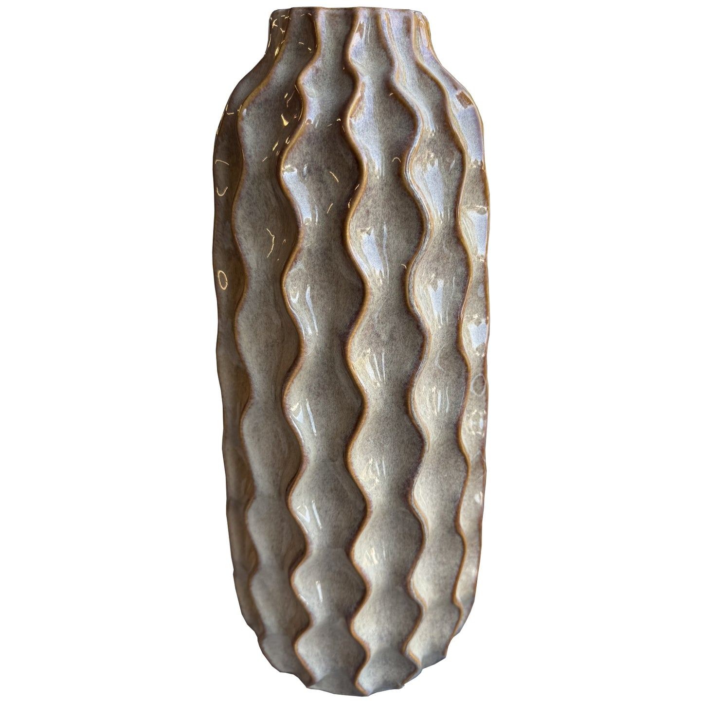 Tall Wave Vase