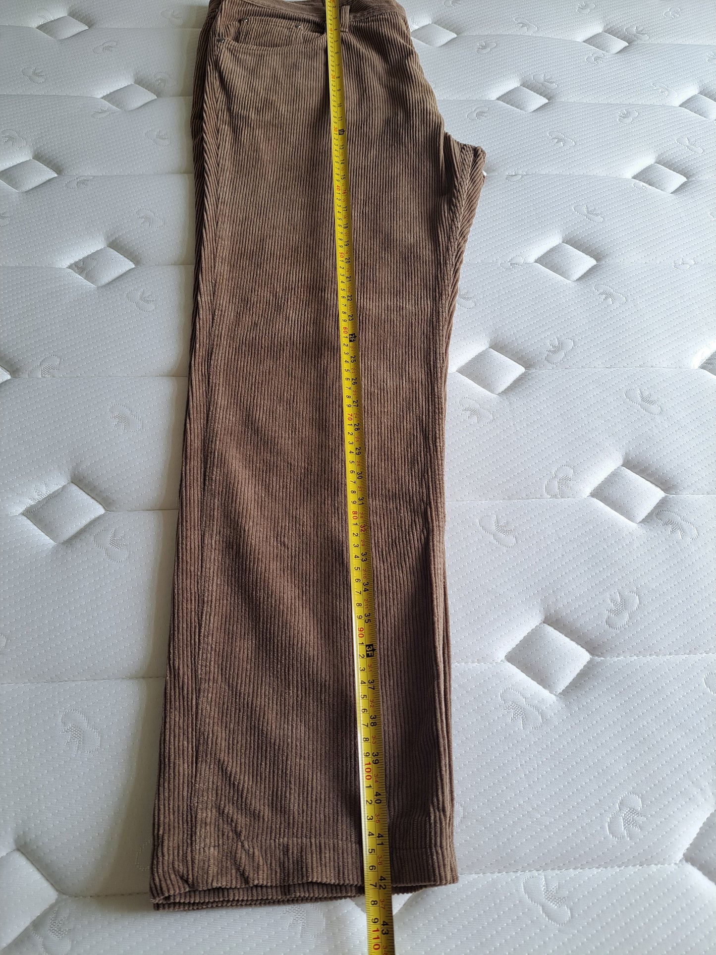 Carrera Beige Corduroy Trousers Straight Leg W40