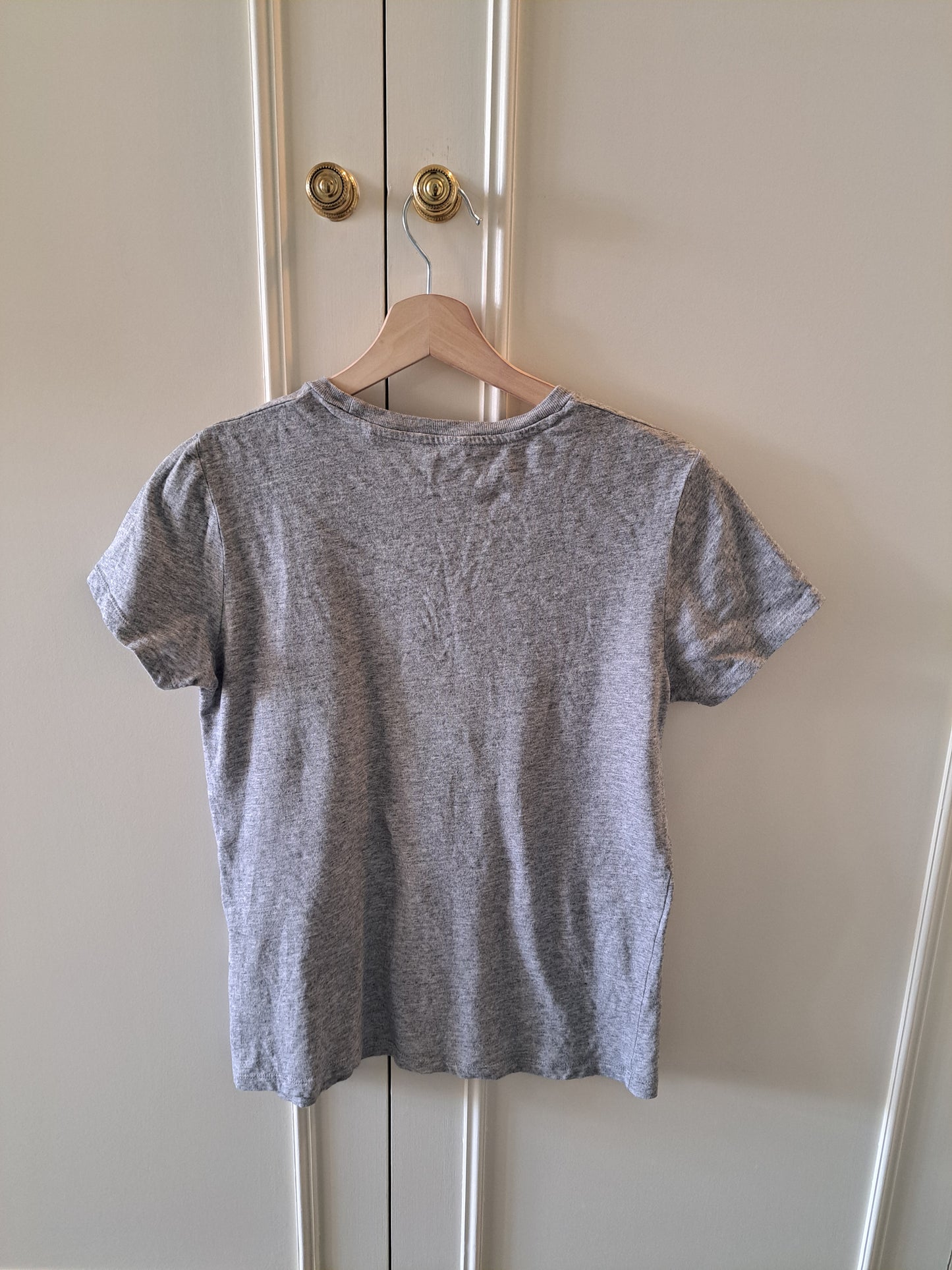 Levi's Grey Logo T-Shirt Women's Casual Graphic Tee Short Sleeve Top