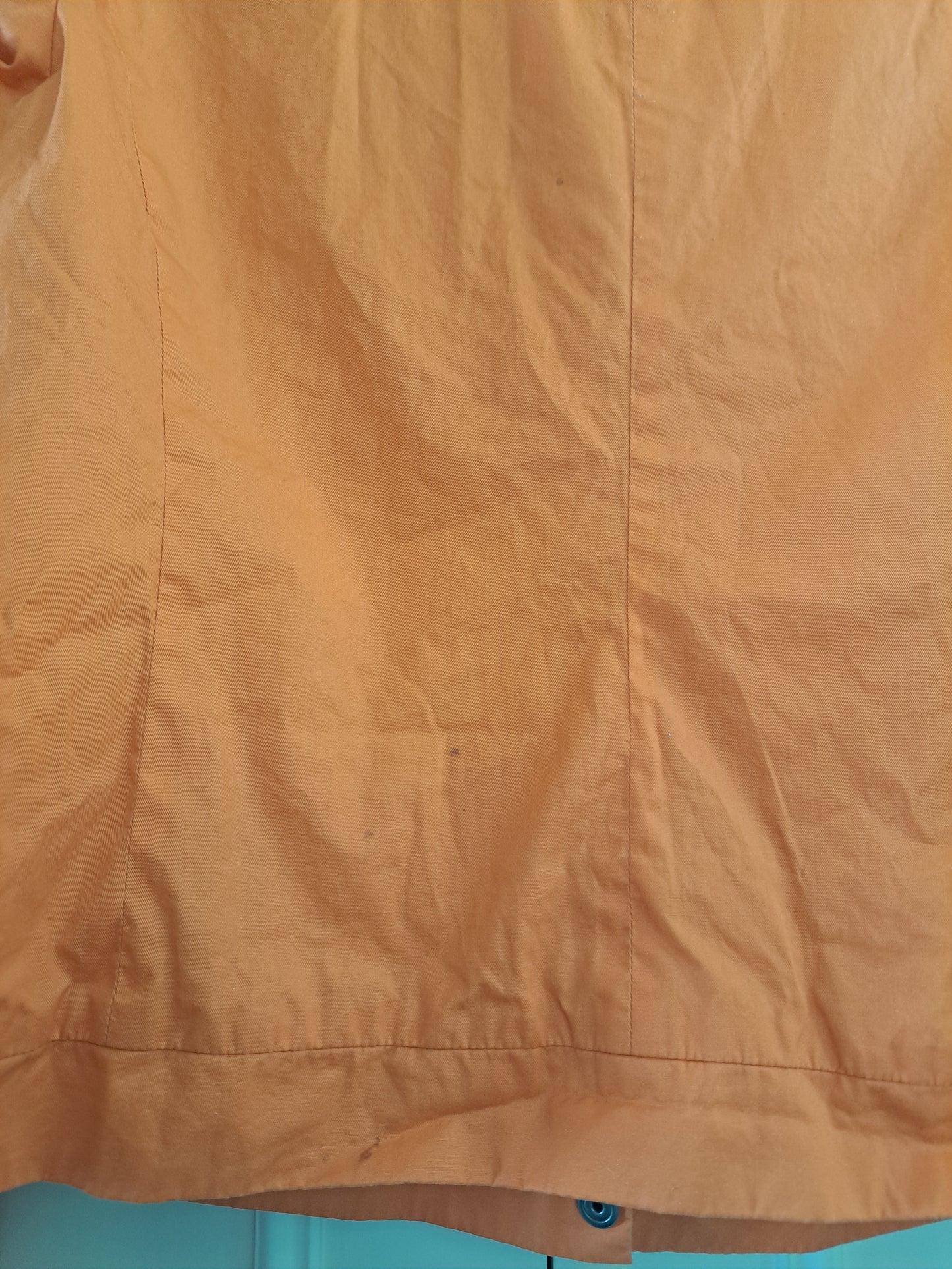 Women's Orange Festival Rain Jacket Lightweight Utility Windbreaker Y2K Casual