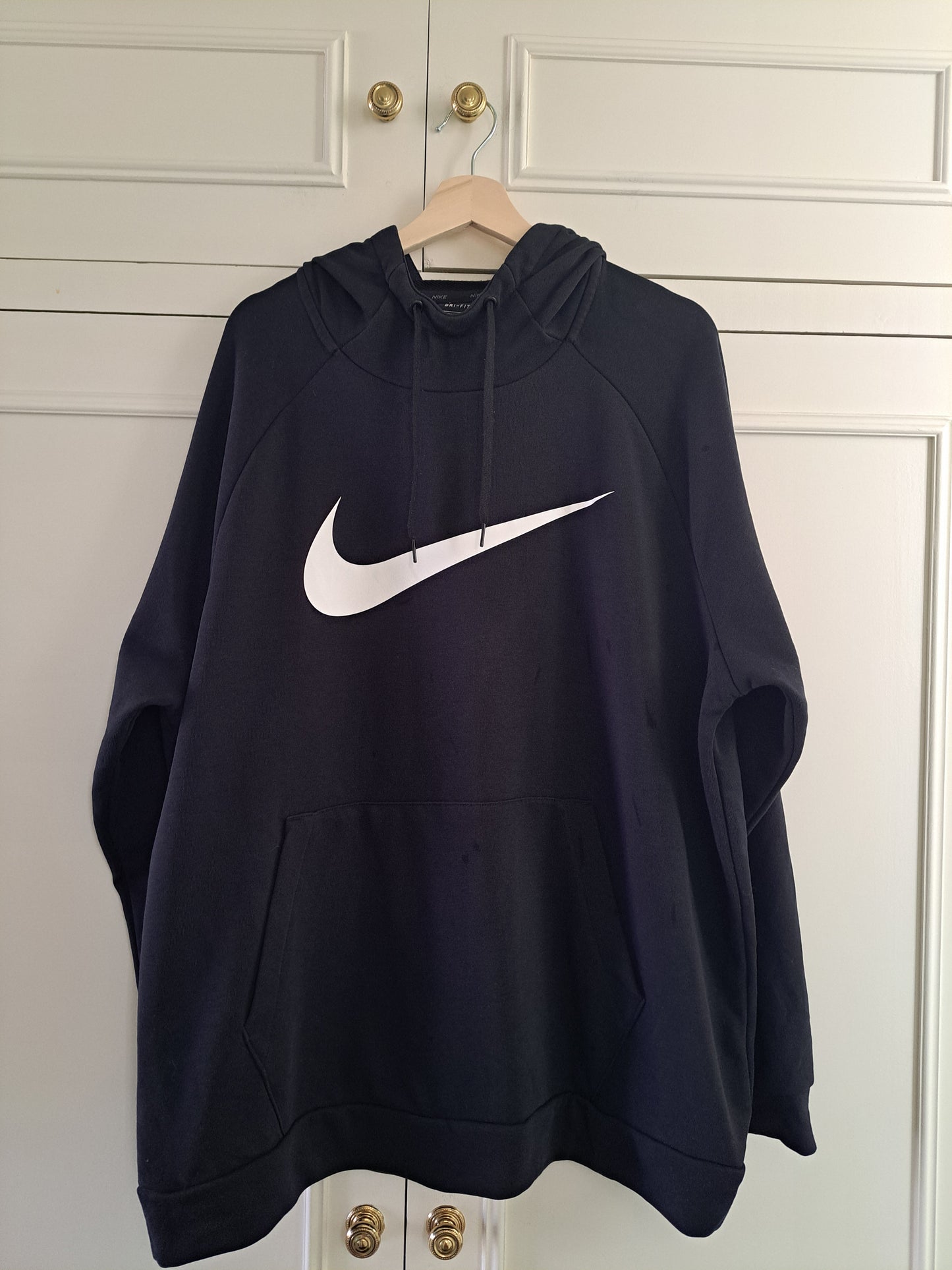 Nike Dri-FIT Black Hoodie XL Sports Gym Training Streetwear Unisex Sweatshirt