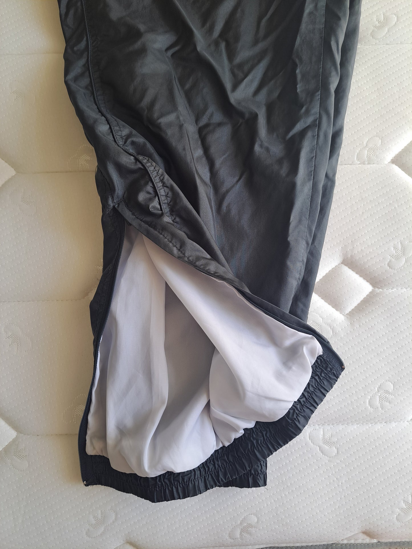 Adidas Grey Track Pants Windbreaker Joggers Size L