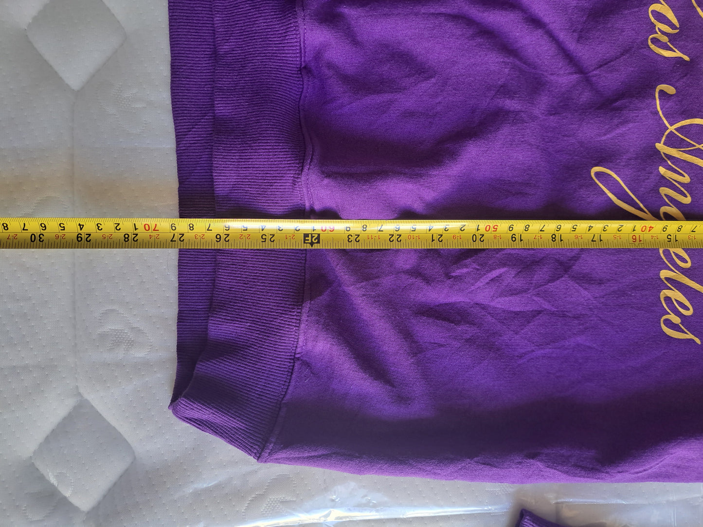 NBA Los Angeles Lakers Purple Sweatshirt M Basketball Oversized Streetwear Y2K