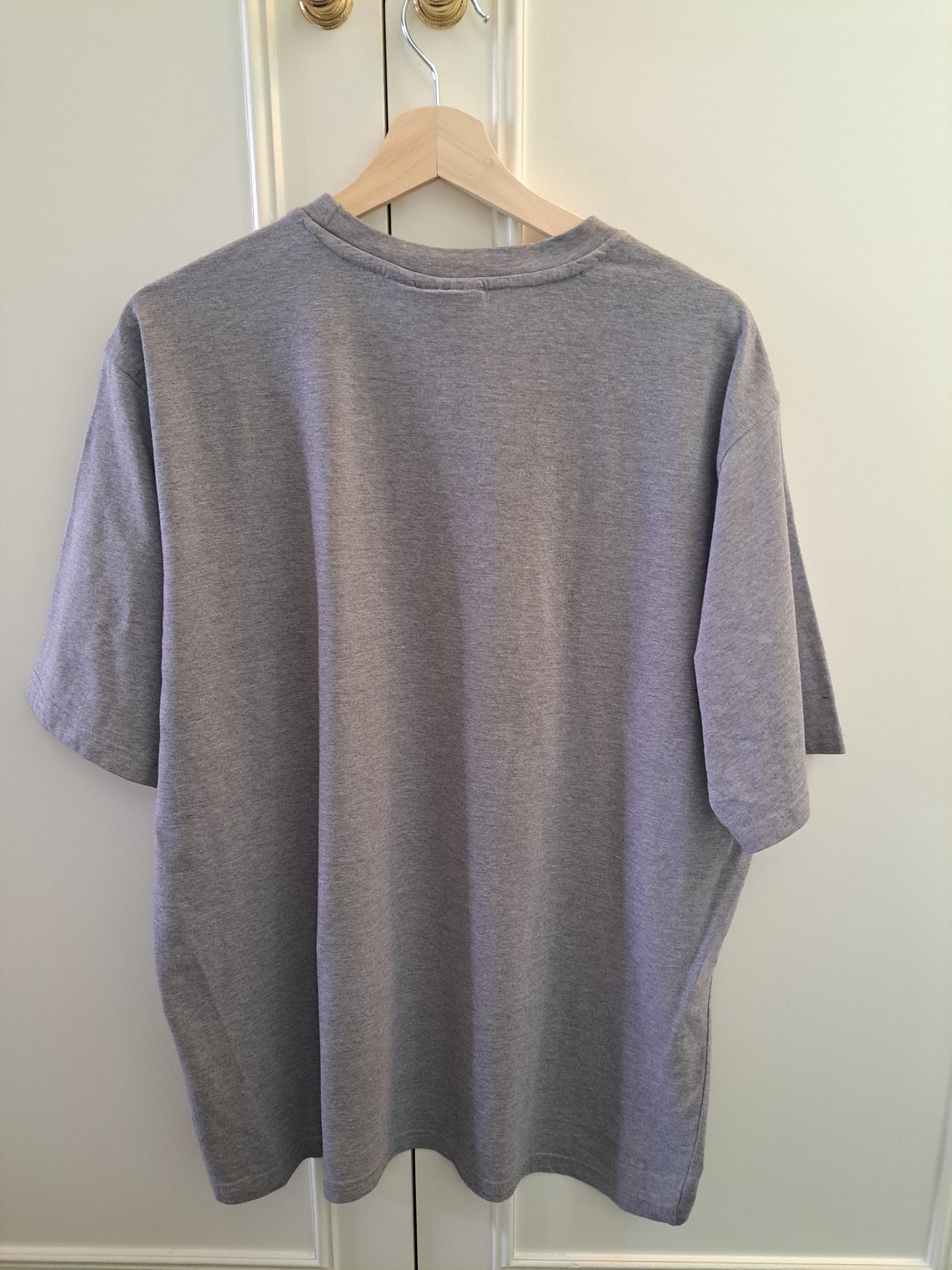 Puma Graphic T Shirt Grey Casual Sportswear Tee Size XL
