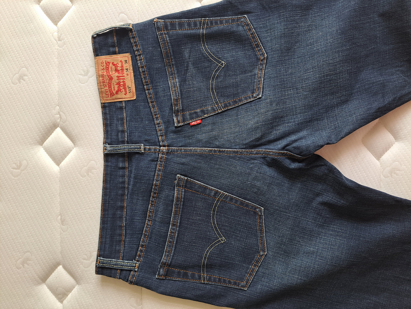 Walter Bless Vintage Style Dark Wash Straight Leg Jeans W34 L30