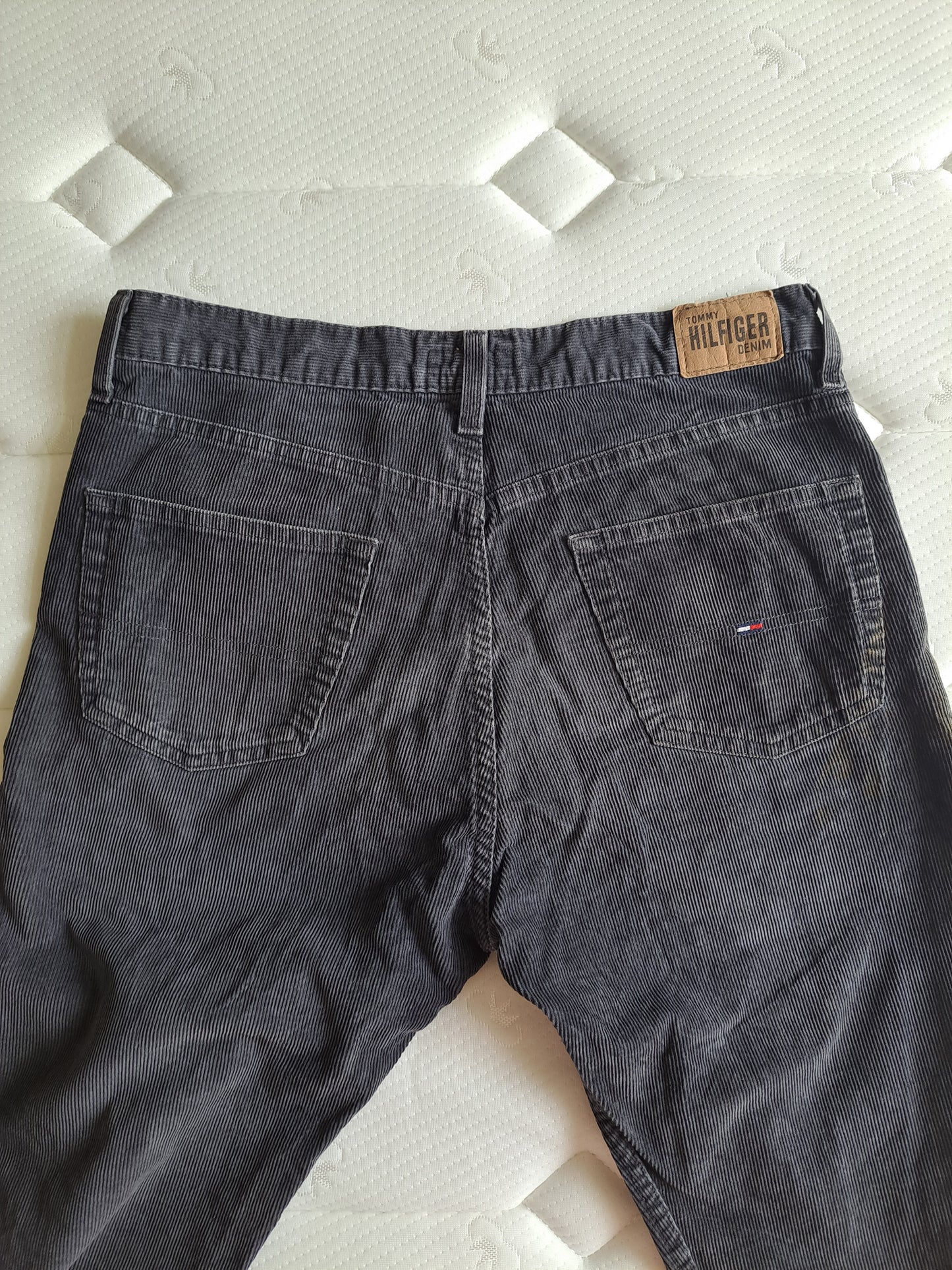Tommy Hilfiger Corduroy Trousers Grey W32 L34