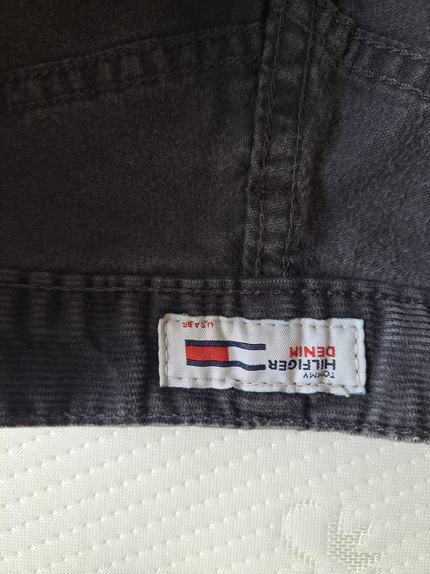 Tommy Hilfiger Corduroy Trousers Grey W32 L34