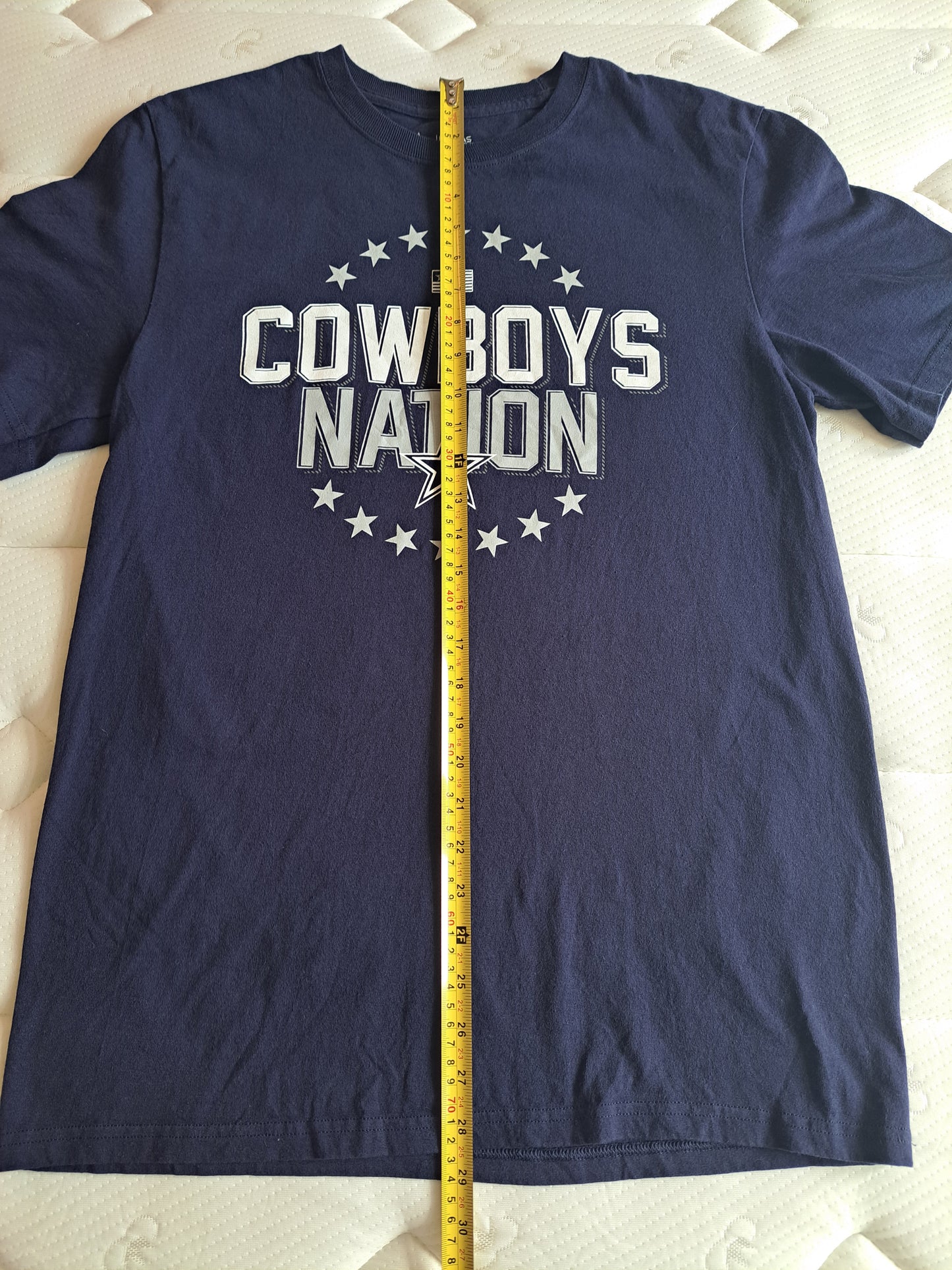 Dallas Cowboys Nation NFL T Shirt Navy Blue Cotton Tee Size M
