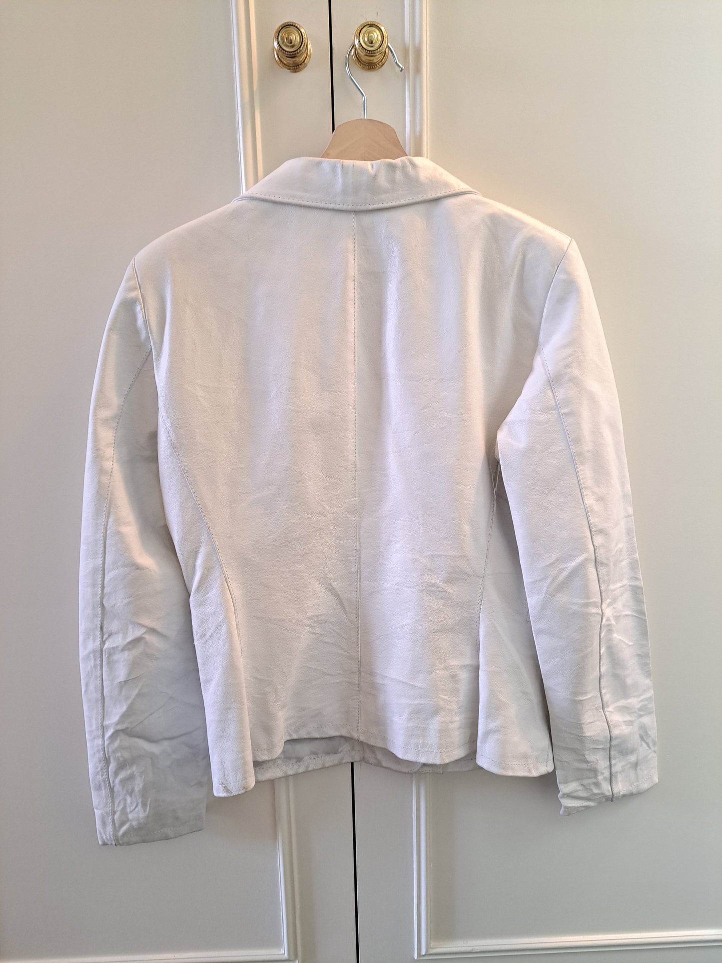 Vintage Style White Blazer Jacket UK 14 Tailored Smart Casual Formal Jacket