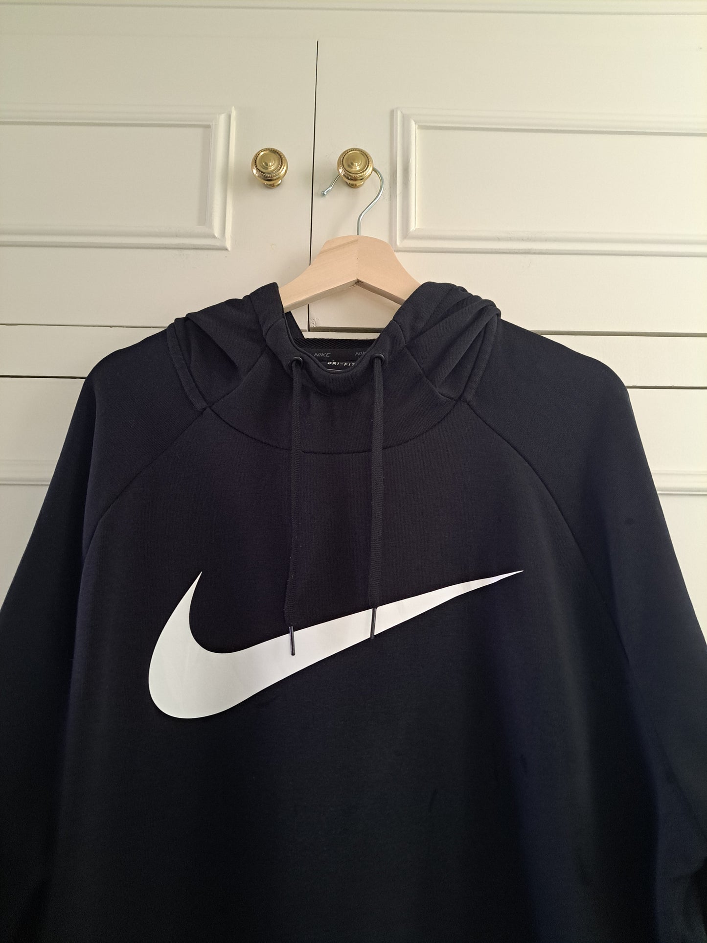 Nike Dri-FIT Black Hoodie XL Sports Gym Training Streetwear Unisex Sweatshirt