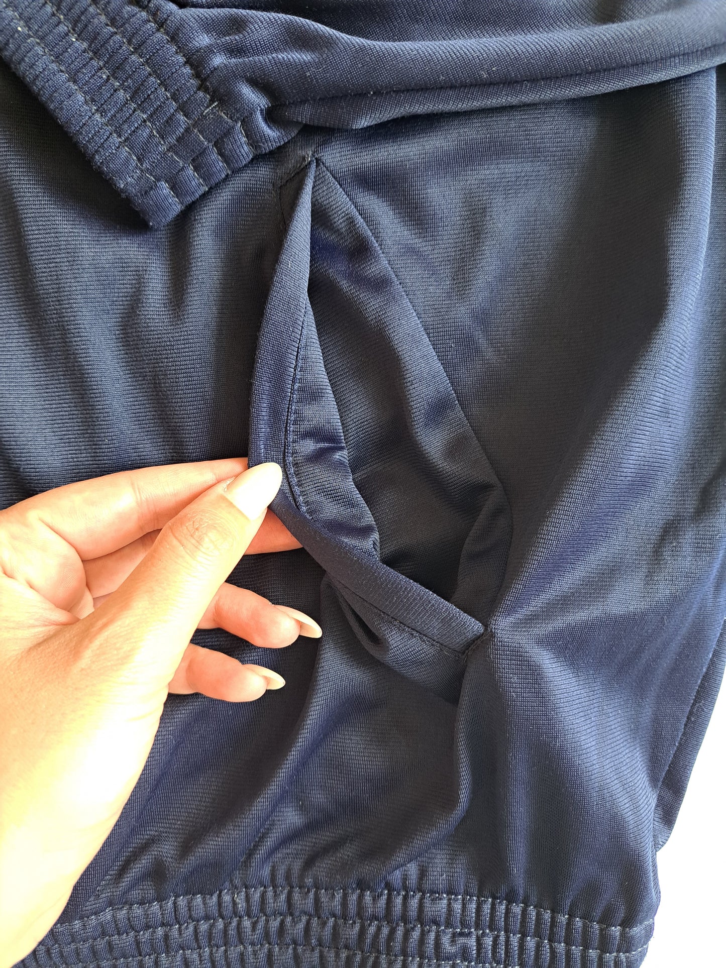 Champion Navy Track Jacket Small Zip Up Sports Jacket Y2K Athleisure