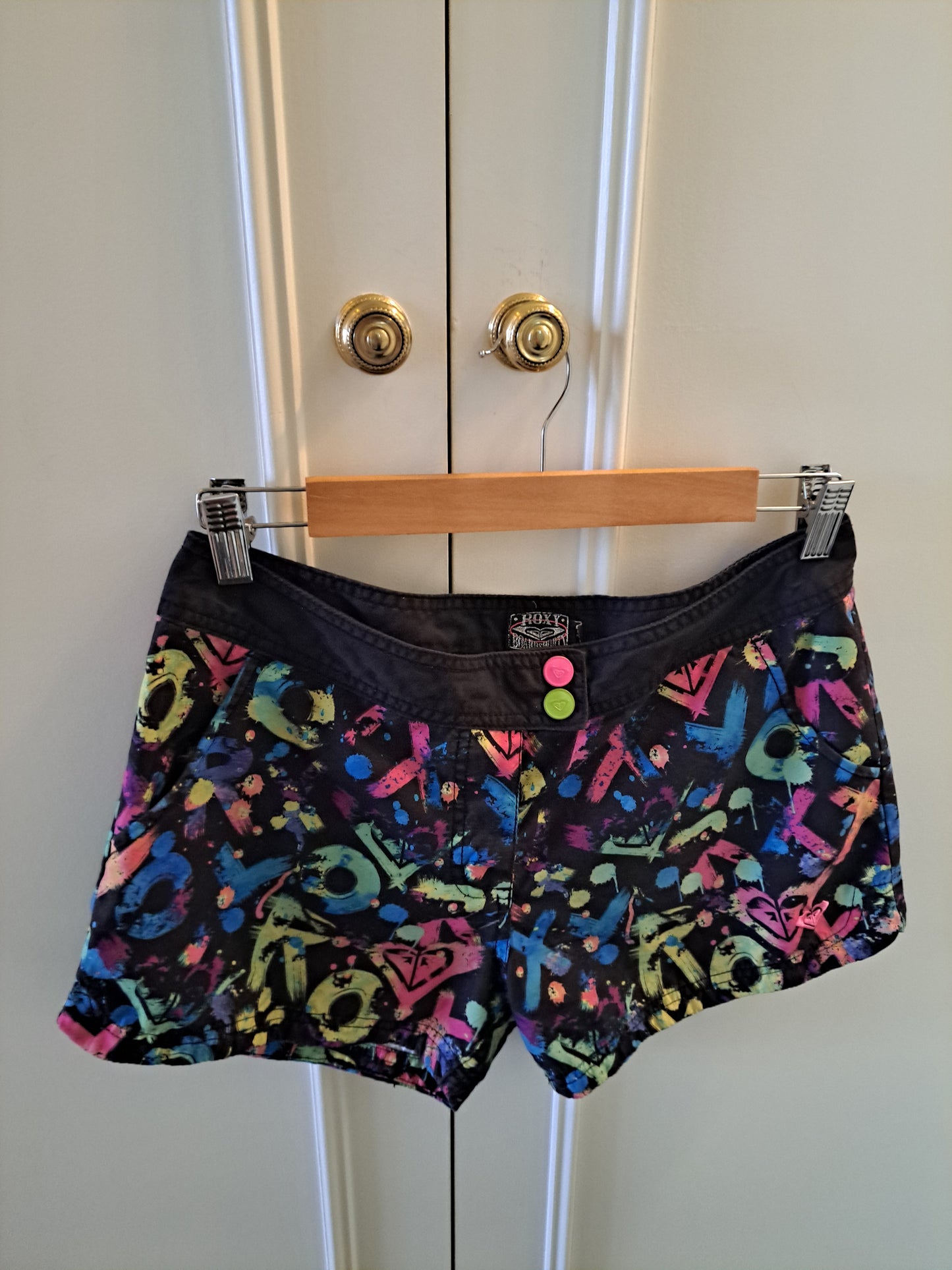 Roxy Multicolour Board Shorts Size M Surf Shorts Beach Festival Y2K Shorts