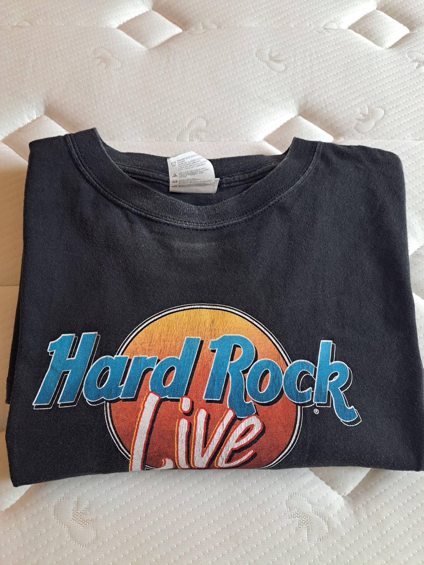 Hard Rock Cafe Orlando Graphic T Shirt Black Logo Tee Size Large