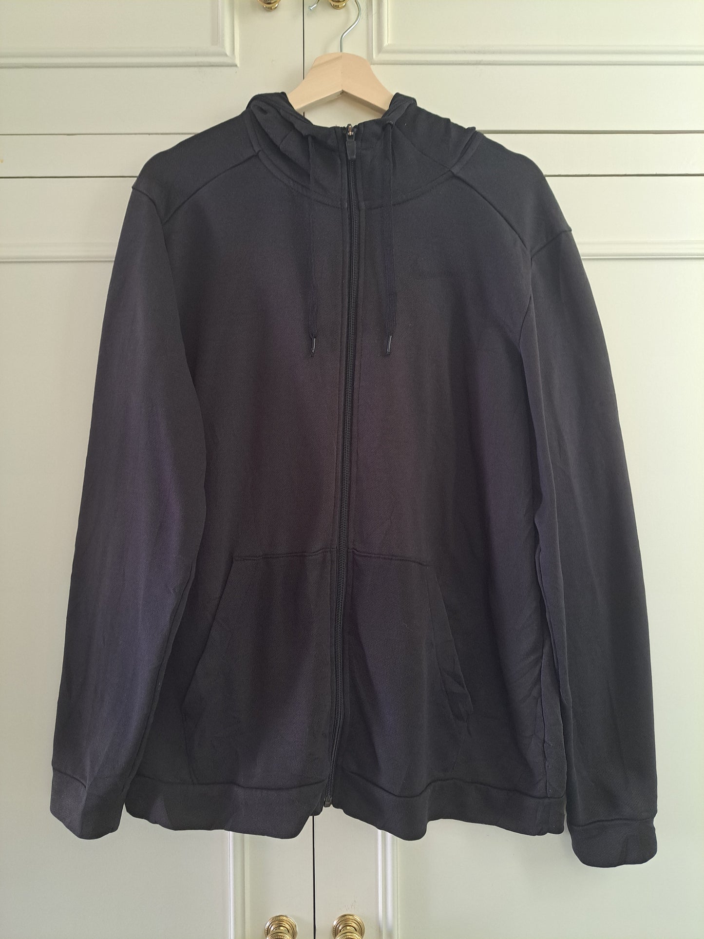 Nike Dri-FIT Black Zip Up Hoodie Sports Gym Training Athleisure Jacket Unisex