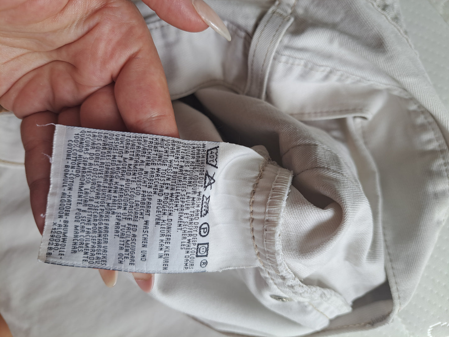 Levi's White Straight Leg Jeans Casual Cotton Denim Trousers W30 L32