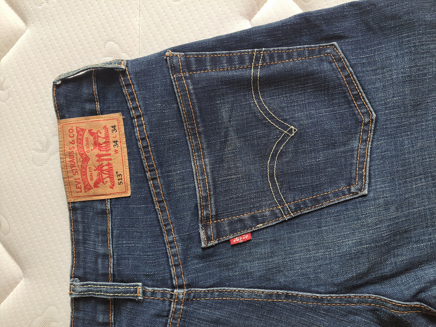 Walter Bless Vintage Style Dark Wash Straight Leg Jeans W34 L30