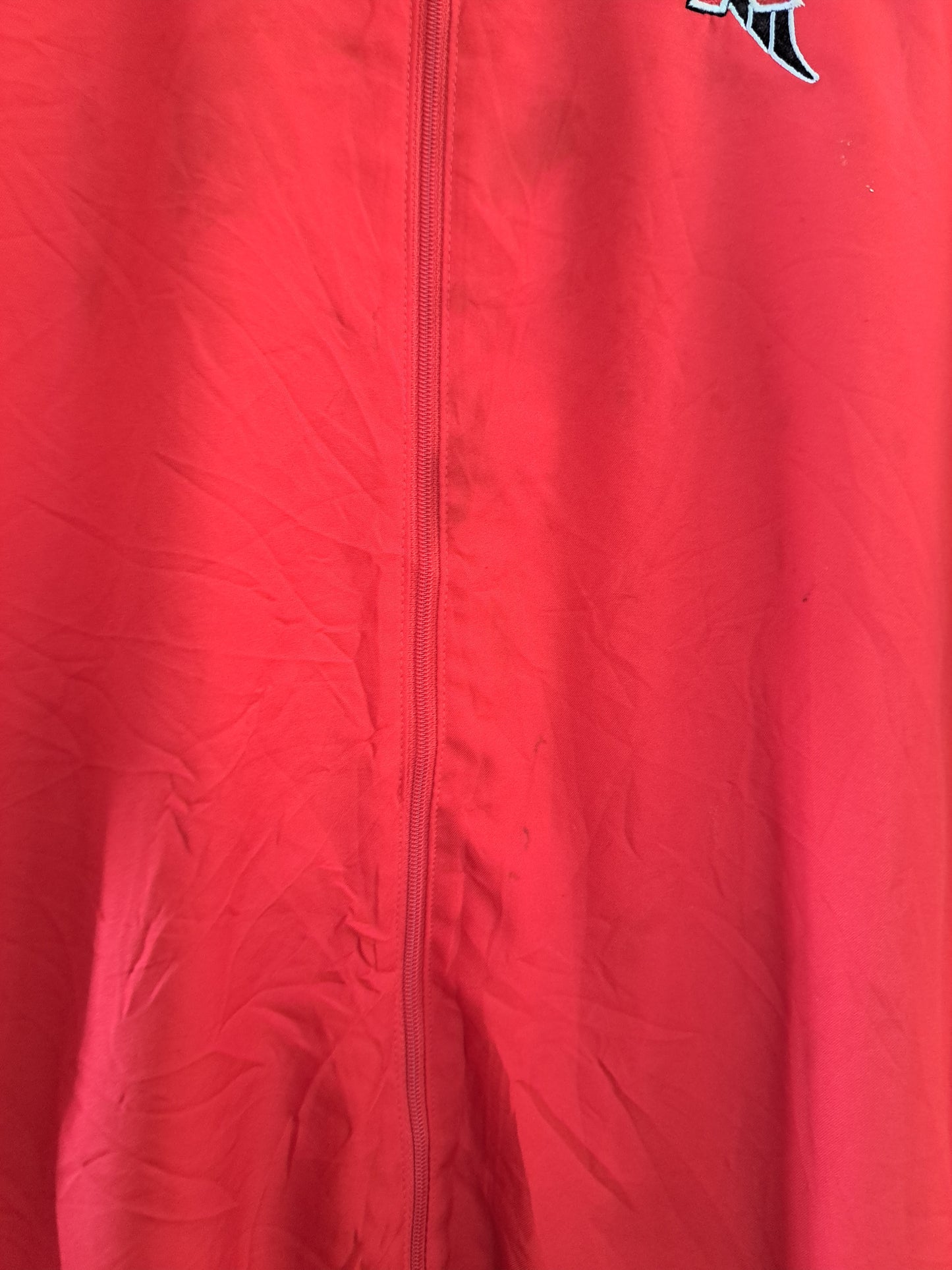 Nike Dri-FIT Red Track Jacket Full Zip Sports Training Running Team Jacket Size