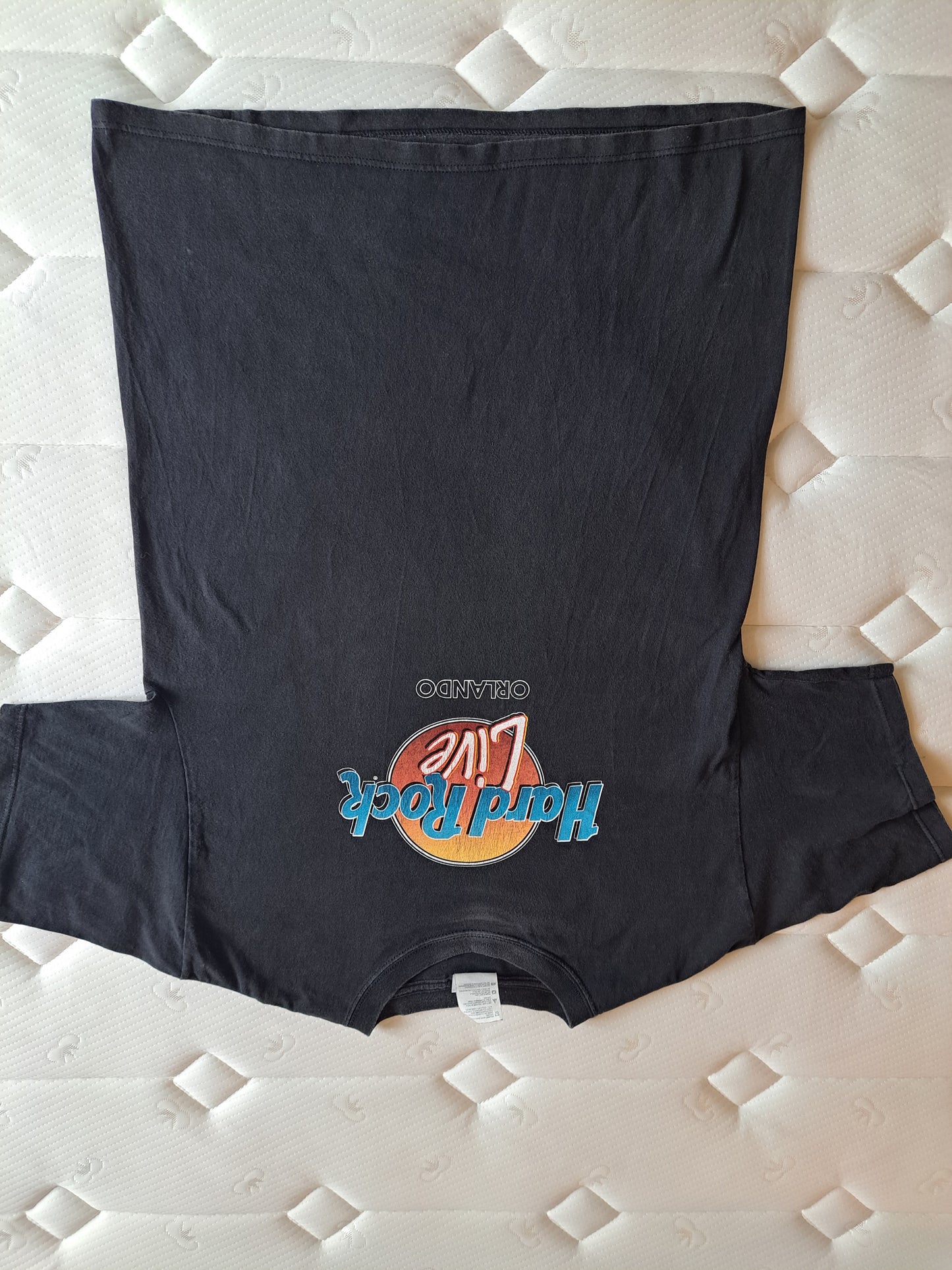 Hard Rock Cafe Orlando Graphic T Shirt Black Logo Tee Size Large