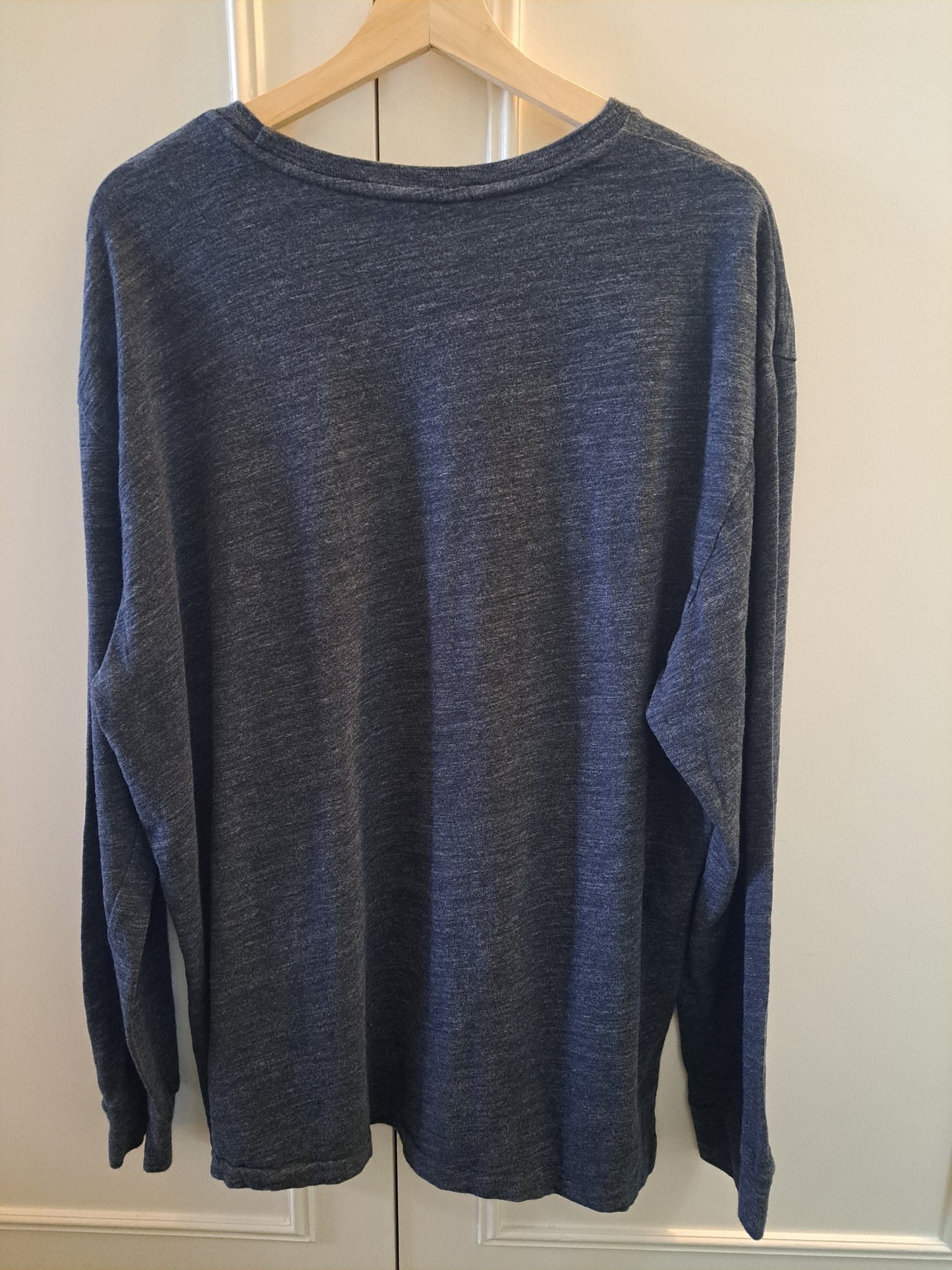 Polo Ralph Lauren Long Sleeve T-Shirt Grey Cotton Size XL