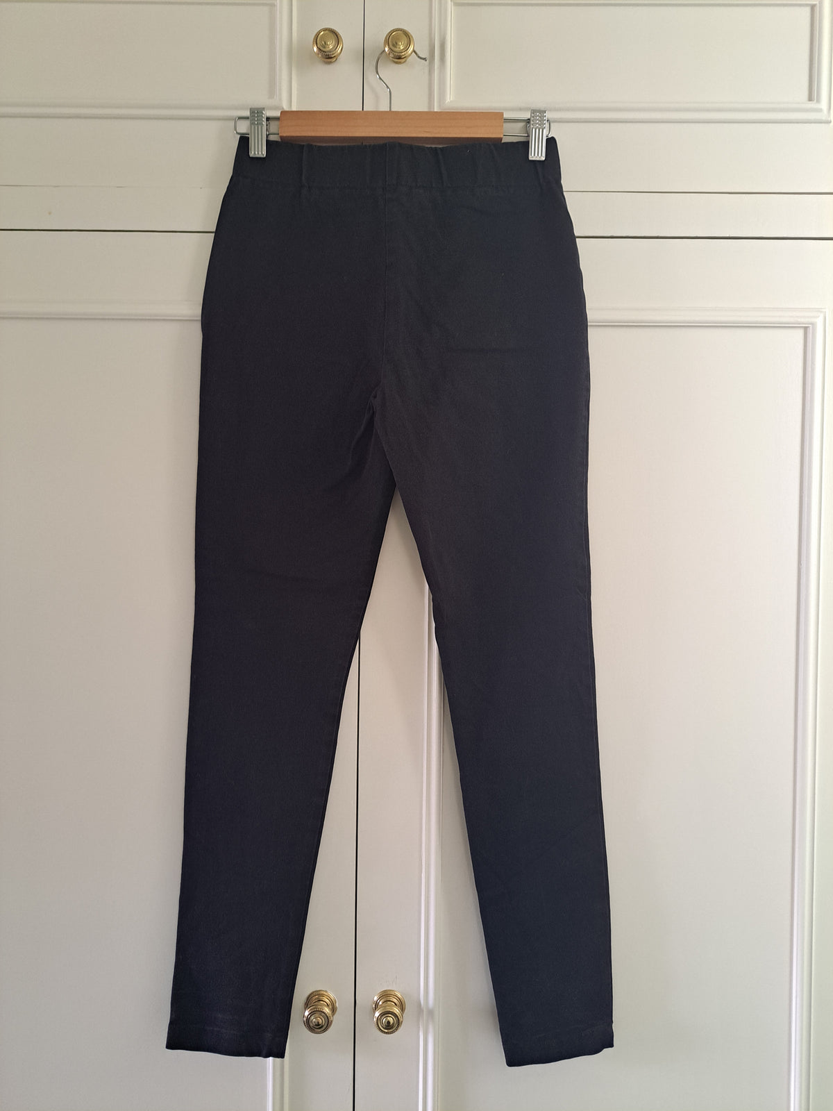 Hobbs London Black Tailored Trousers Women's UK 8 Smart Office Work Stretch