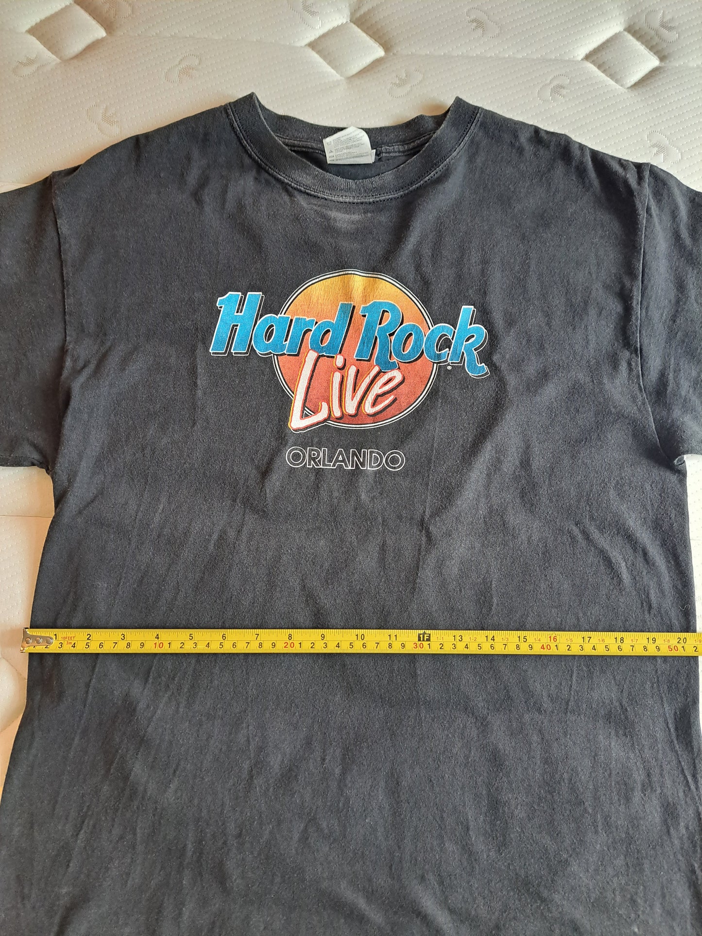 Hard Rock Cafe Orlando Graphic T Shirt Black Logo Tee Size Large
