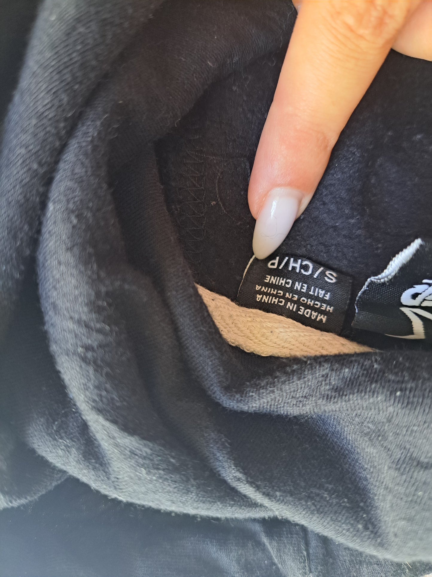 Starter Black Hoodie S Black White Oversized Streetwear Y2K Graphic Pullover