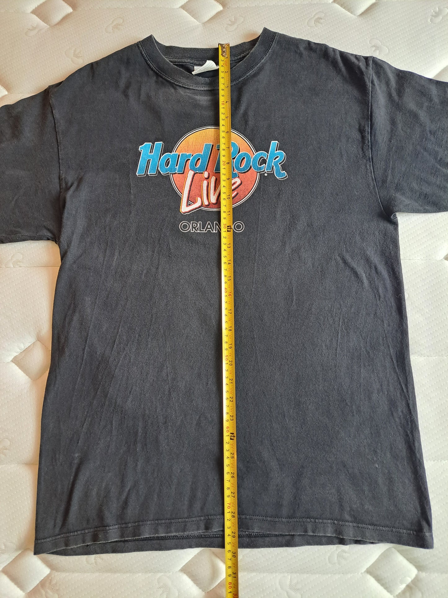 Hard Rock Cafe Orlando Graphic T Shirt Black Logo Tee Size Large