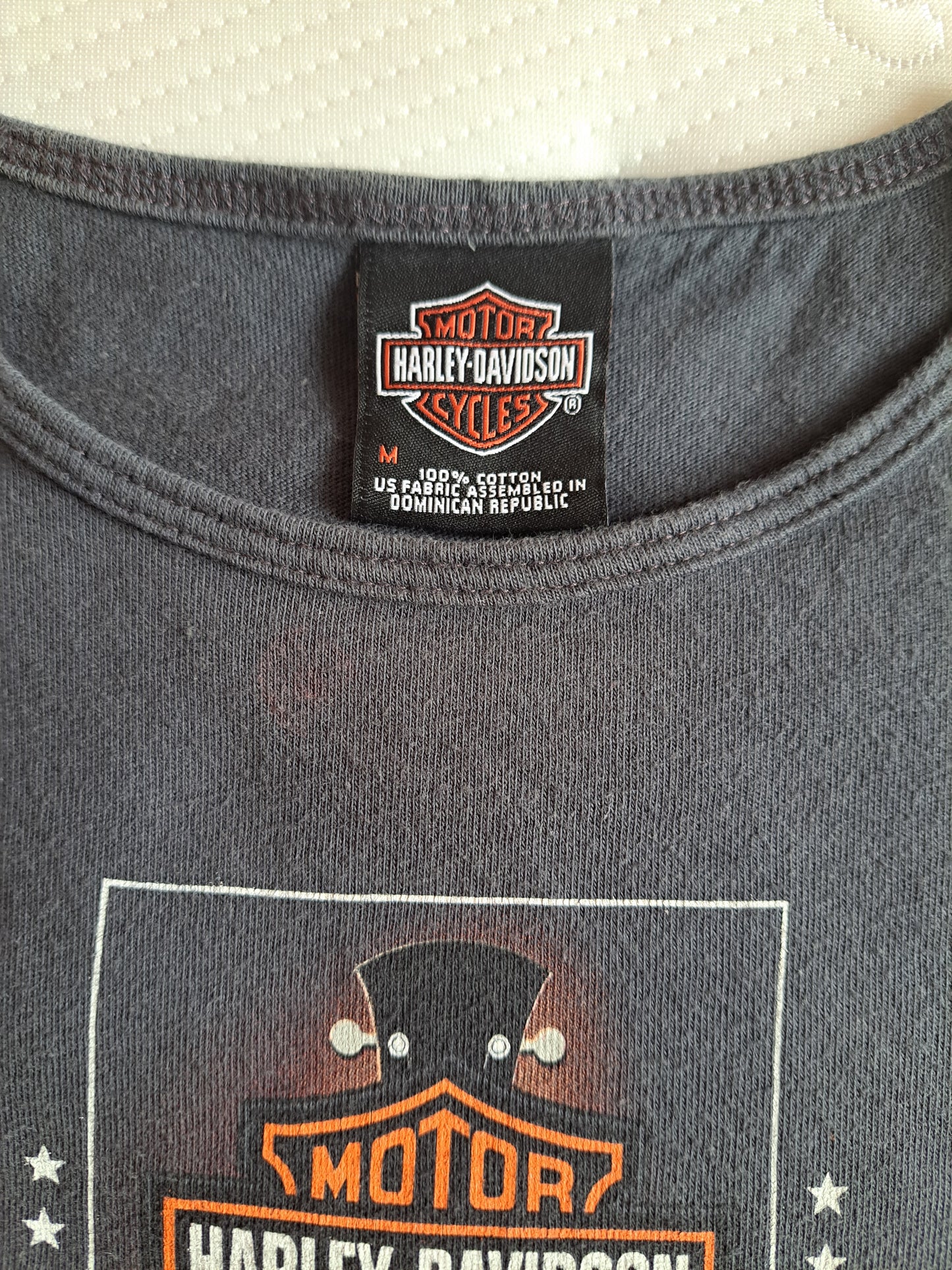 Harley-Davidson Graphic T Shirt Grey Biker Rock Style Women’s Size M 100% Cotton