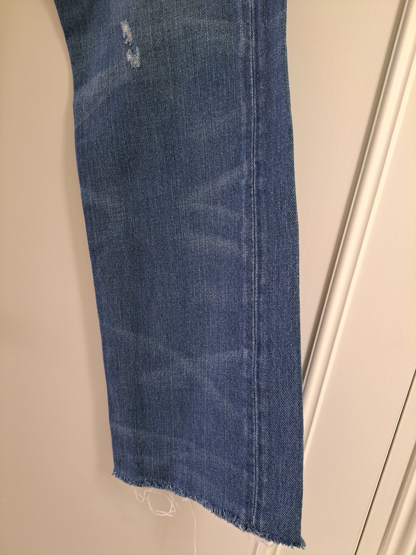 Polo Ralph Lauren Straight Leg Distressed Blue Denim Jeans W34 L32