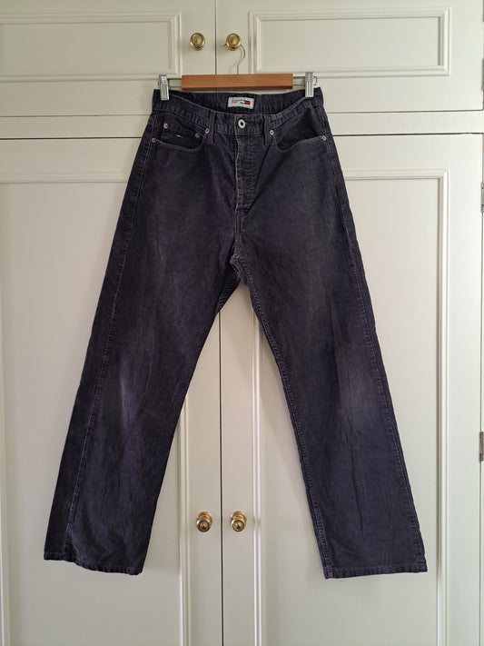 Tommy Hilfiger Corduroy Trousers Grey W32 L34