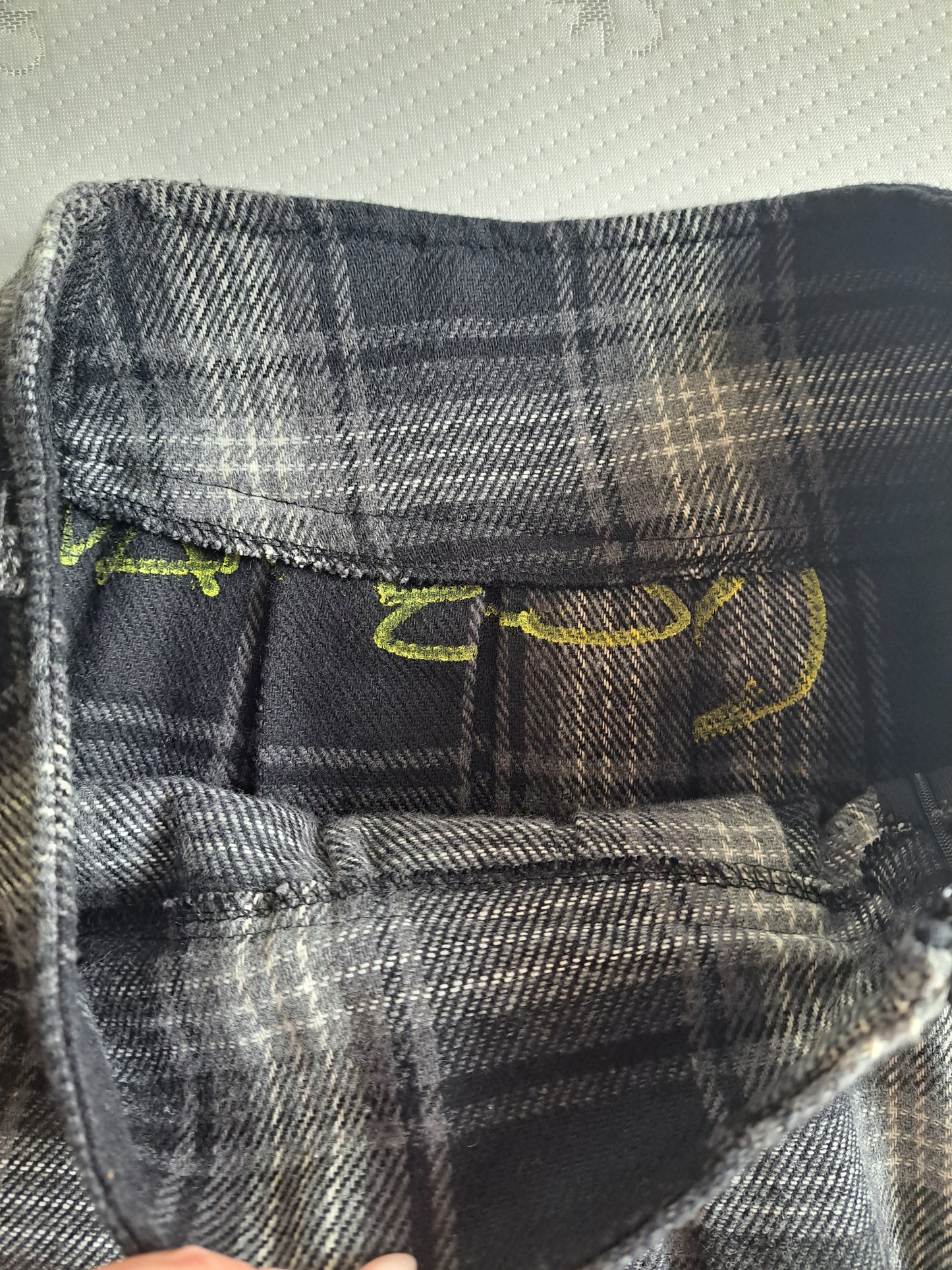 Made in Italy Grey Tartan Pleated Mini Skirt Check A-Line Schoolcore