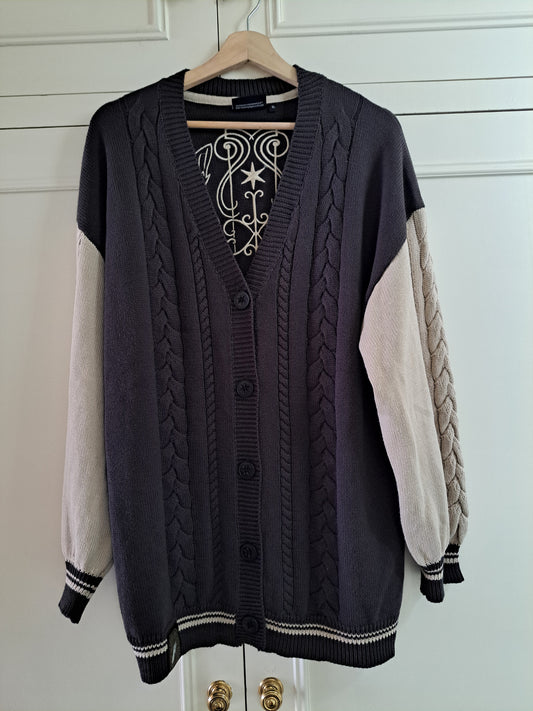 Harry Potter Cardigan XL Knit Button Up Wizarding World EMP Oversized