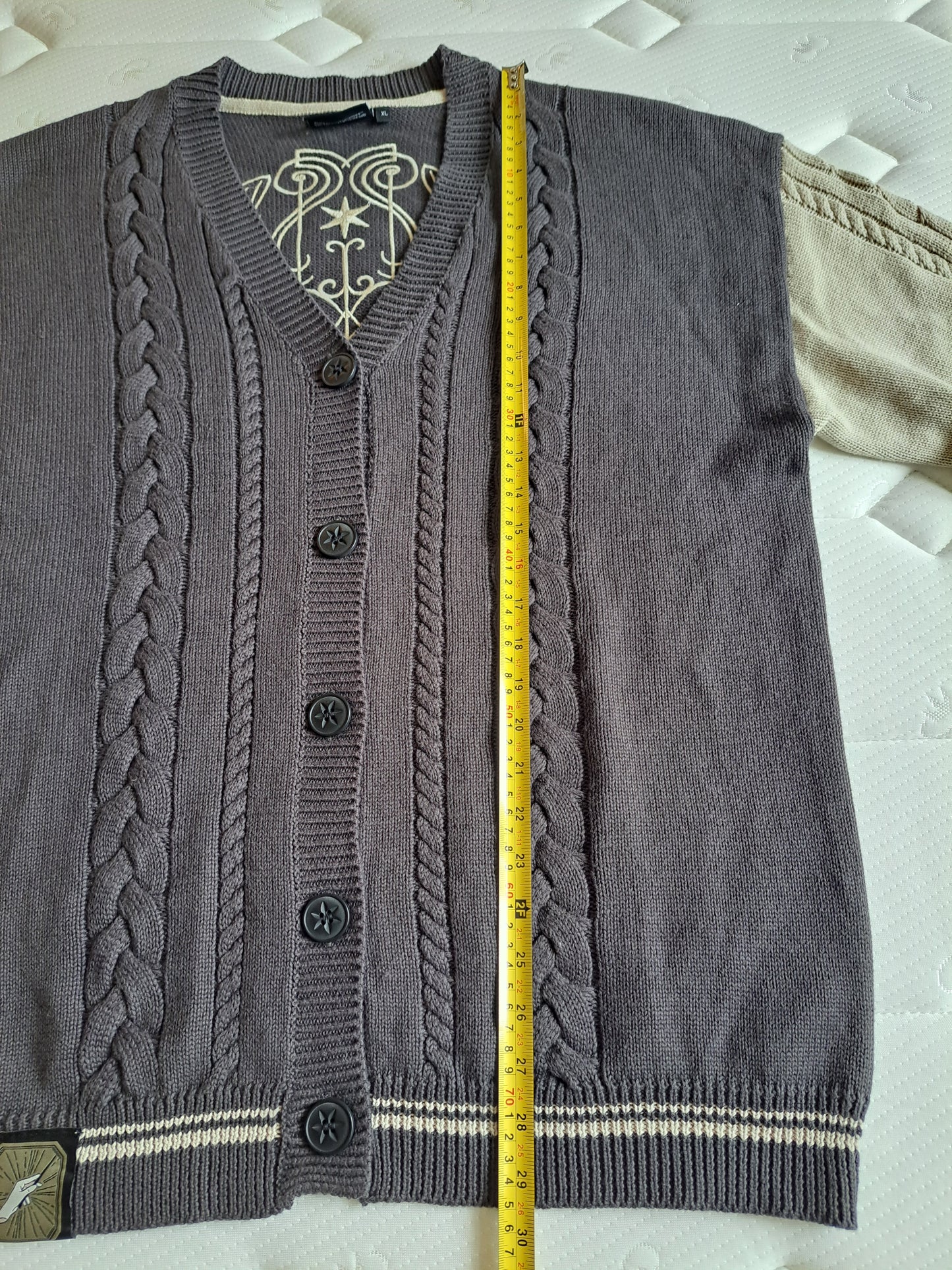 Harry Potter Cardigan XL Knit Button Up Wizarding World EMP Oversized