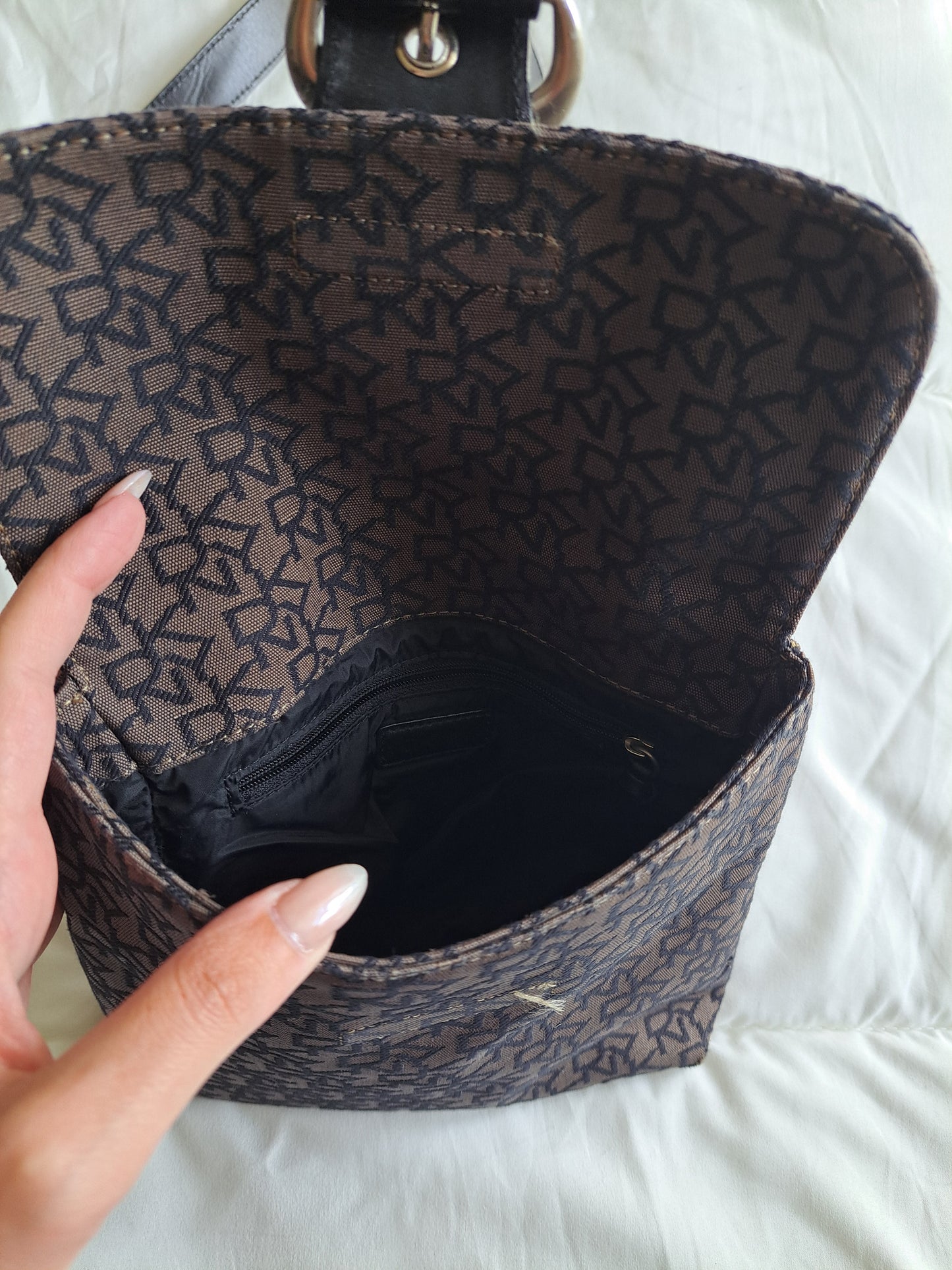 Monogram Crossbody Bag Brown Shoulder Bag