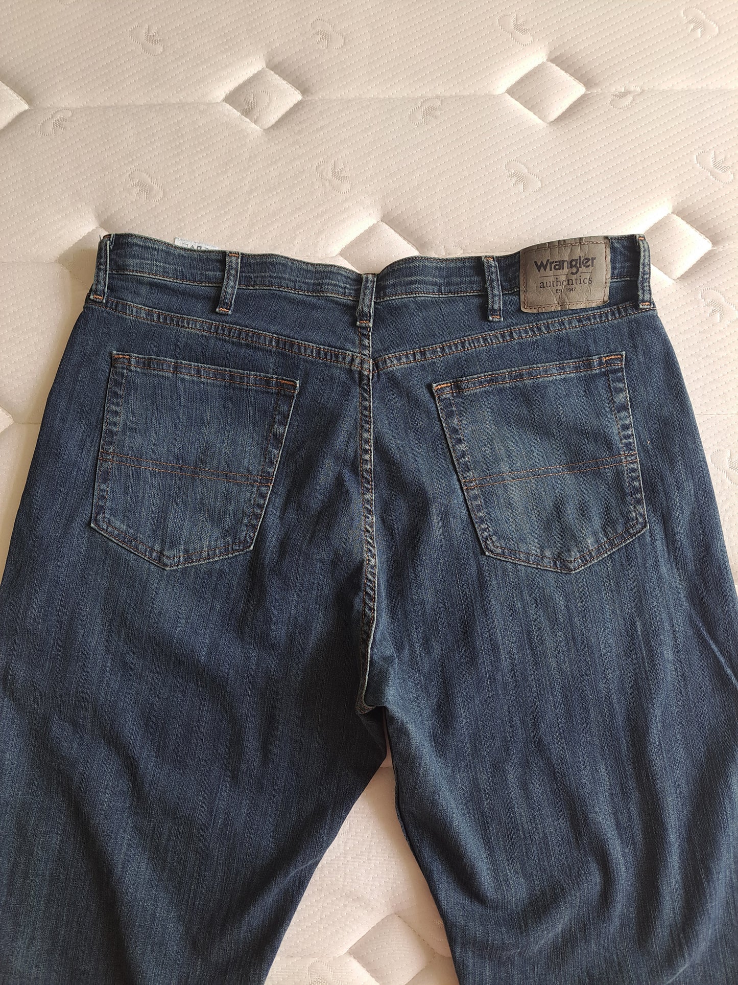 Wrangler Straight Leg Jeans Blue Denim W32 L32