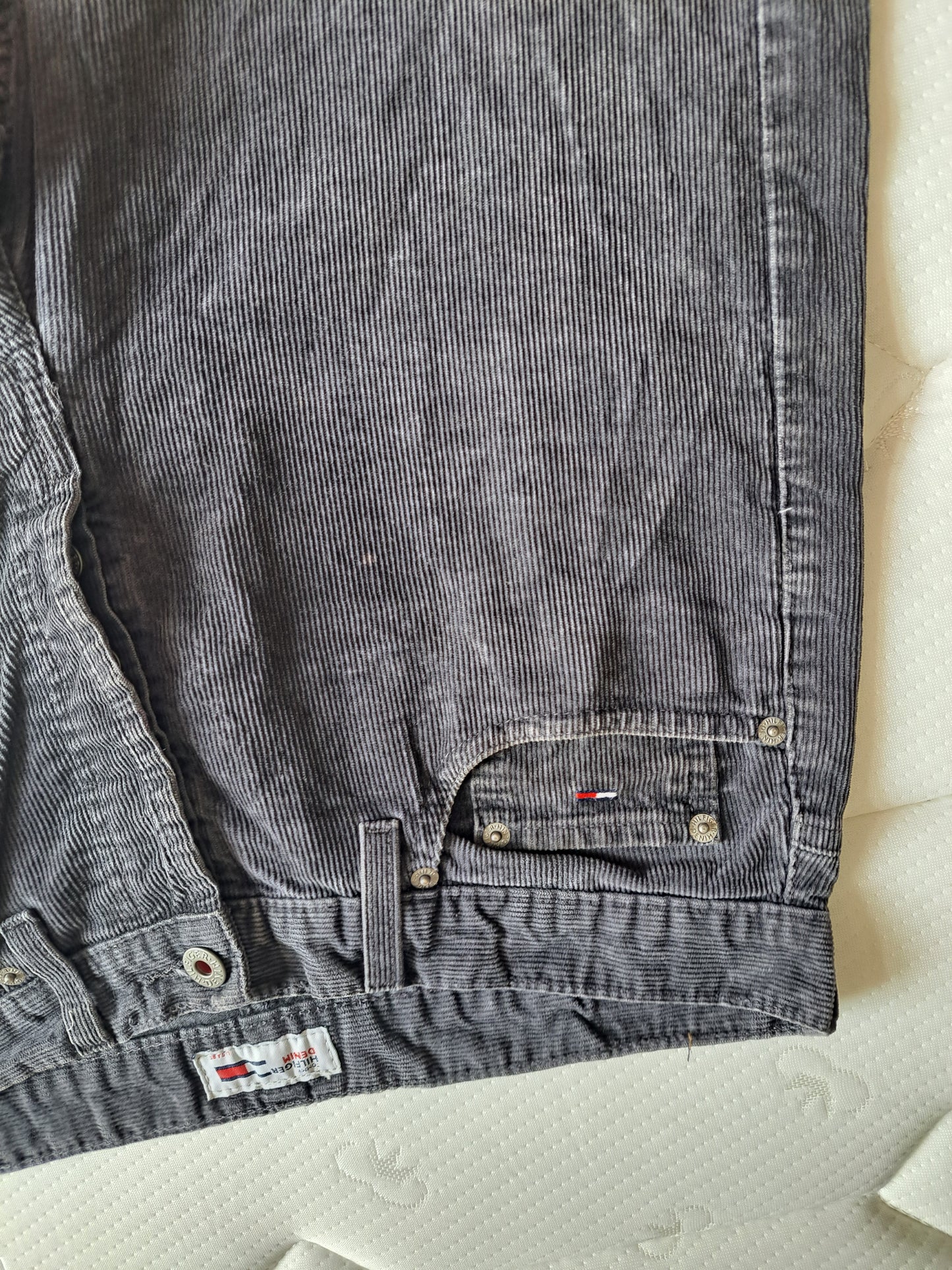 Tommy Hilfiger Corduroy Trousers Grey W32 L34