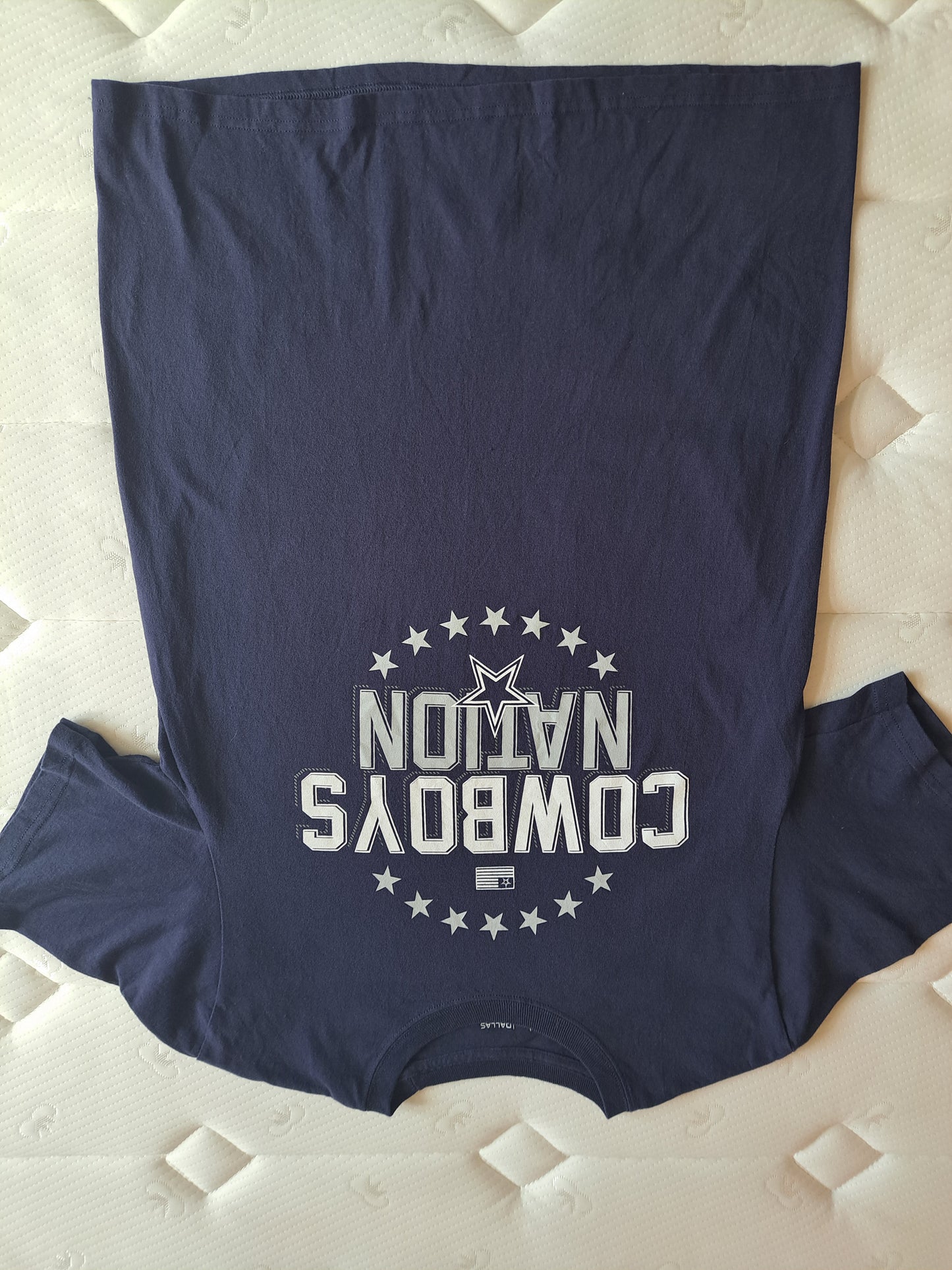 Dallas Cowboys Nation NFL T Shirt Navy Blue Cotton Tee Size M