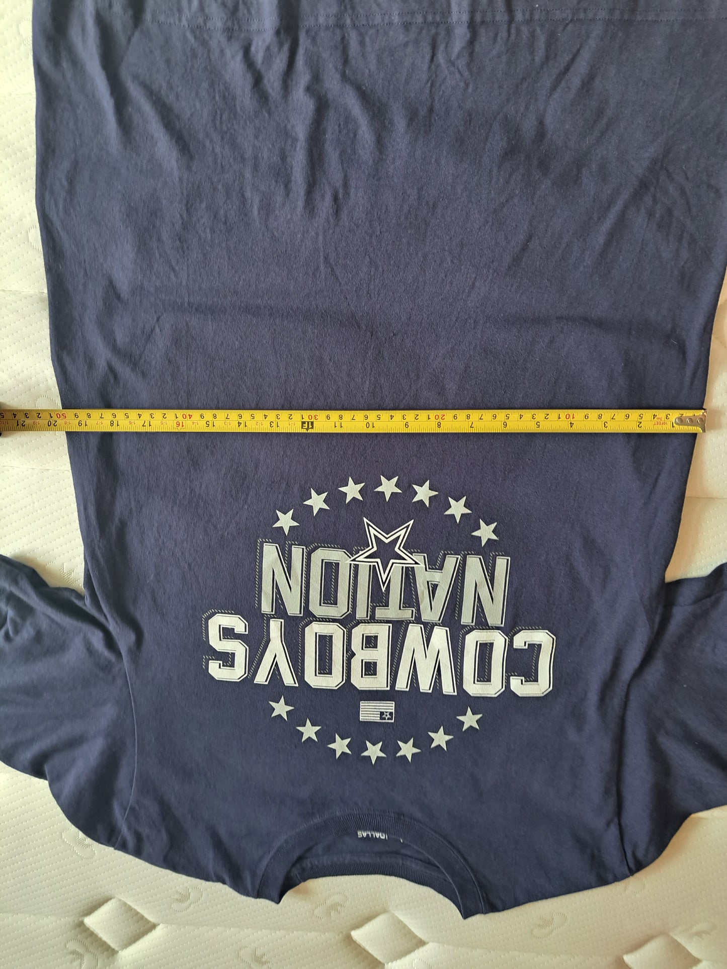 Dallas Cowboys Nation NFL T Shirt Navy Blue Cotton Tee Size M