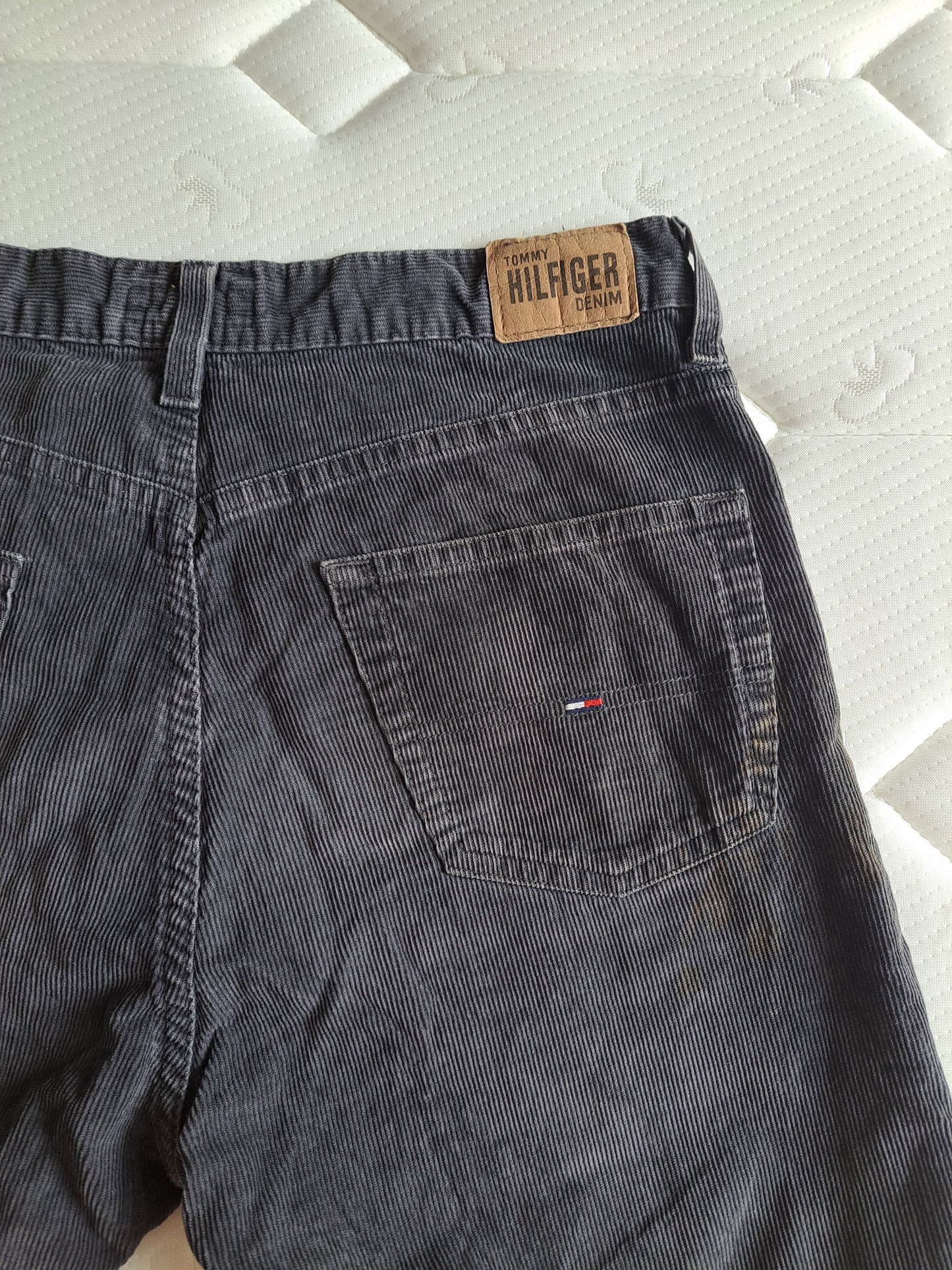 Tommy Hilfiger Corduroy Trousers Grey W32 L34