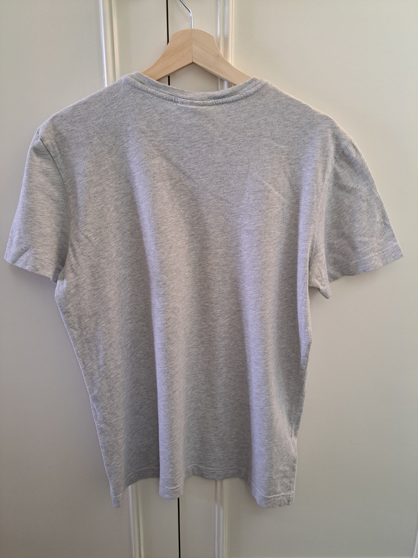 Lacoste Grey T Shirt Classic Logo Cotton Tee Size Medium