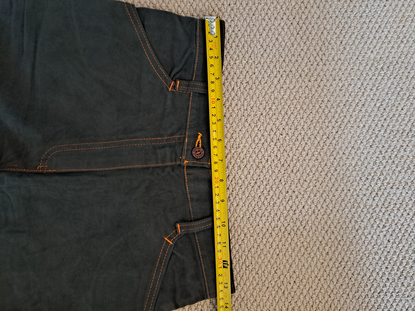 Y2K Green Embroidered Flared Trousers Made in Italy Boho Festival Pants