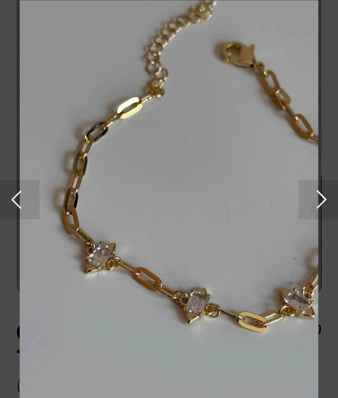 Gold Charm Link Bracelet – Modern Dainty Statement Chain